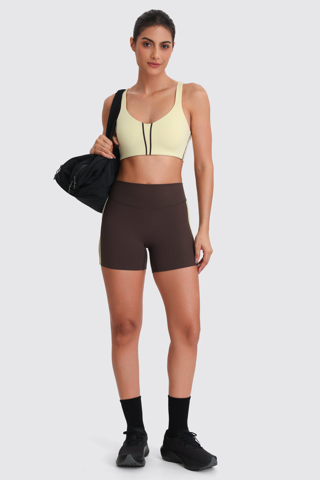 Aoxjox "Sporty" Striped V Neck Bra