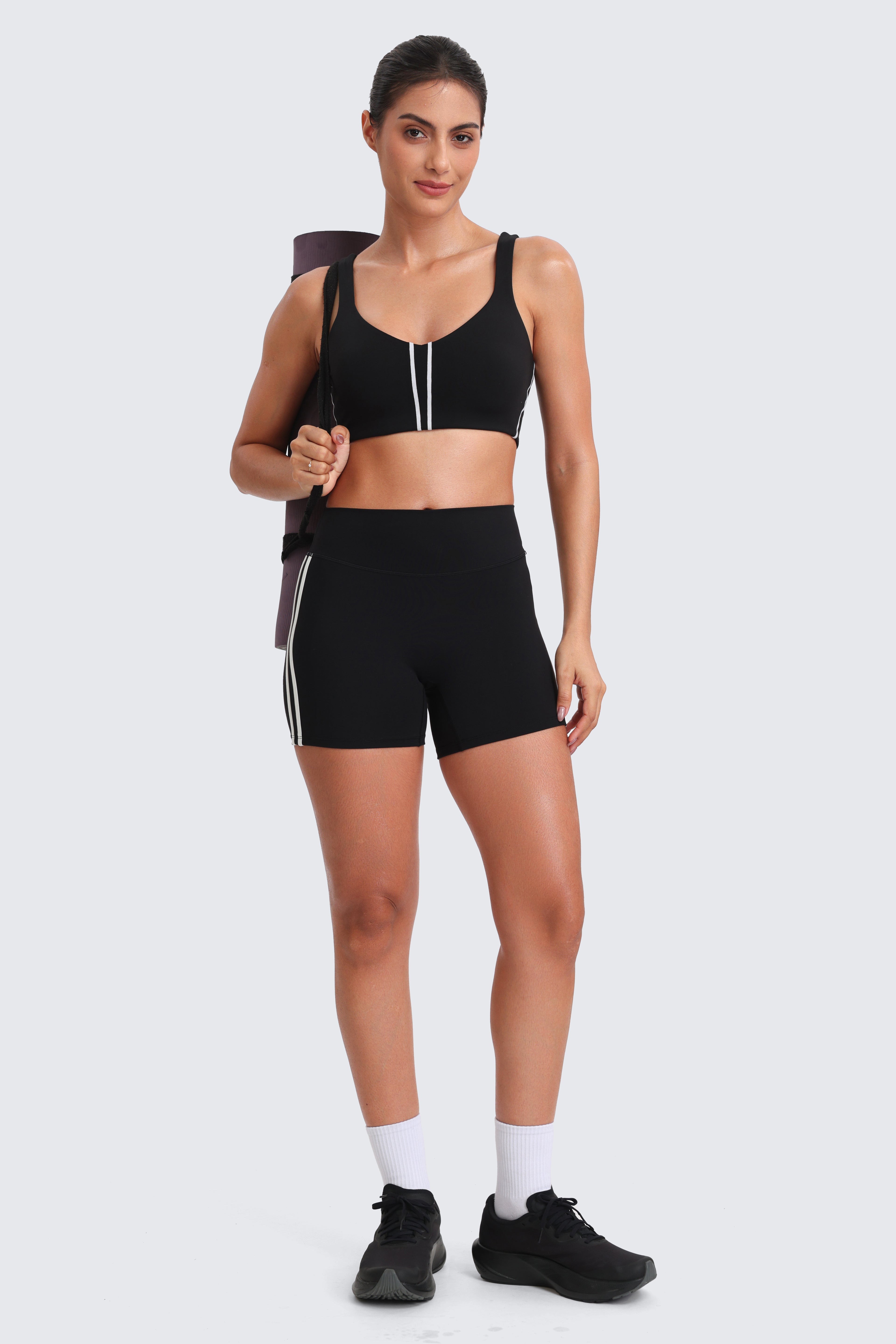 Aoxjox "Sporty" Striped V Neck Bra