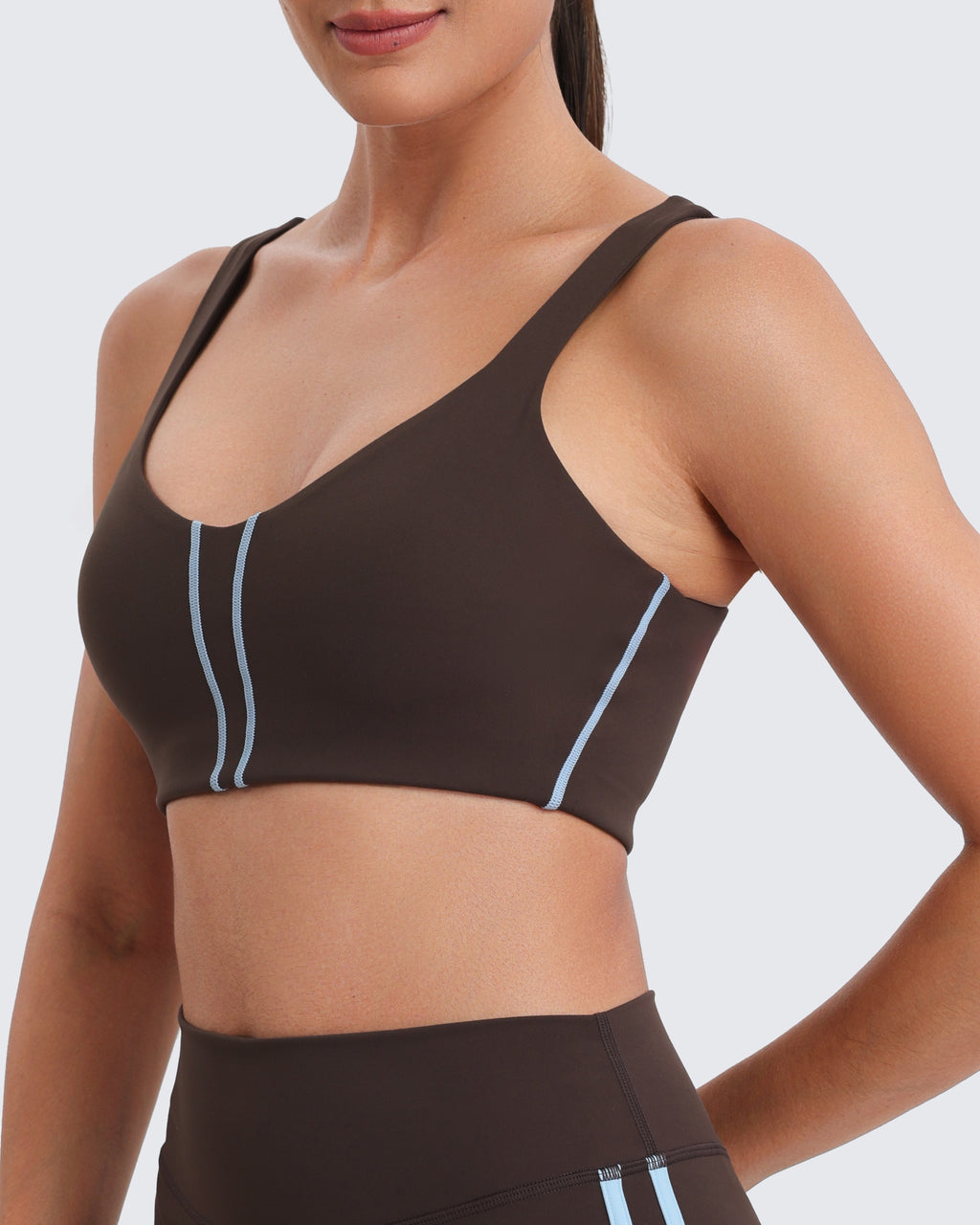 Aoxjox "Sporty" Striped V Neck Bra