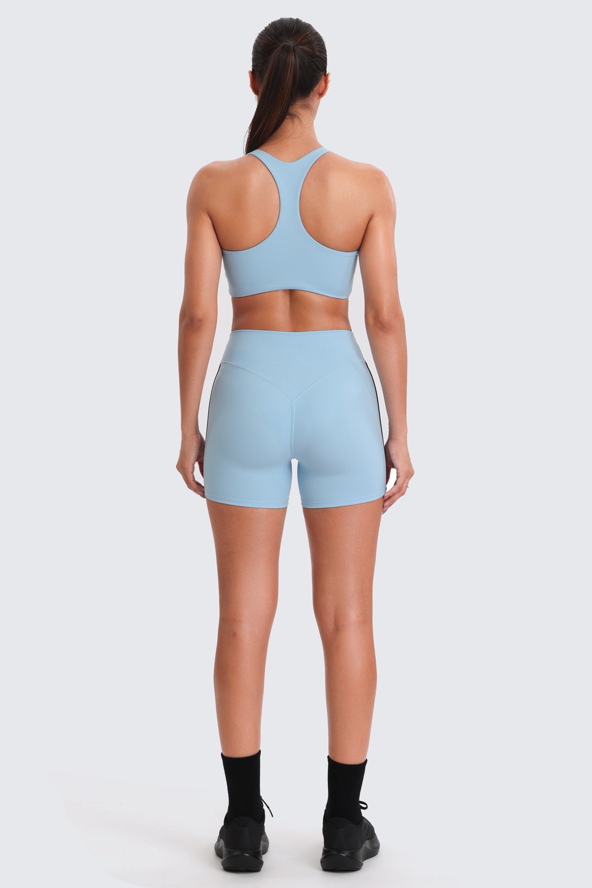 Aoxjox "Sporty" Striped Scoop Bras