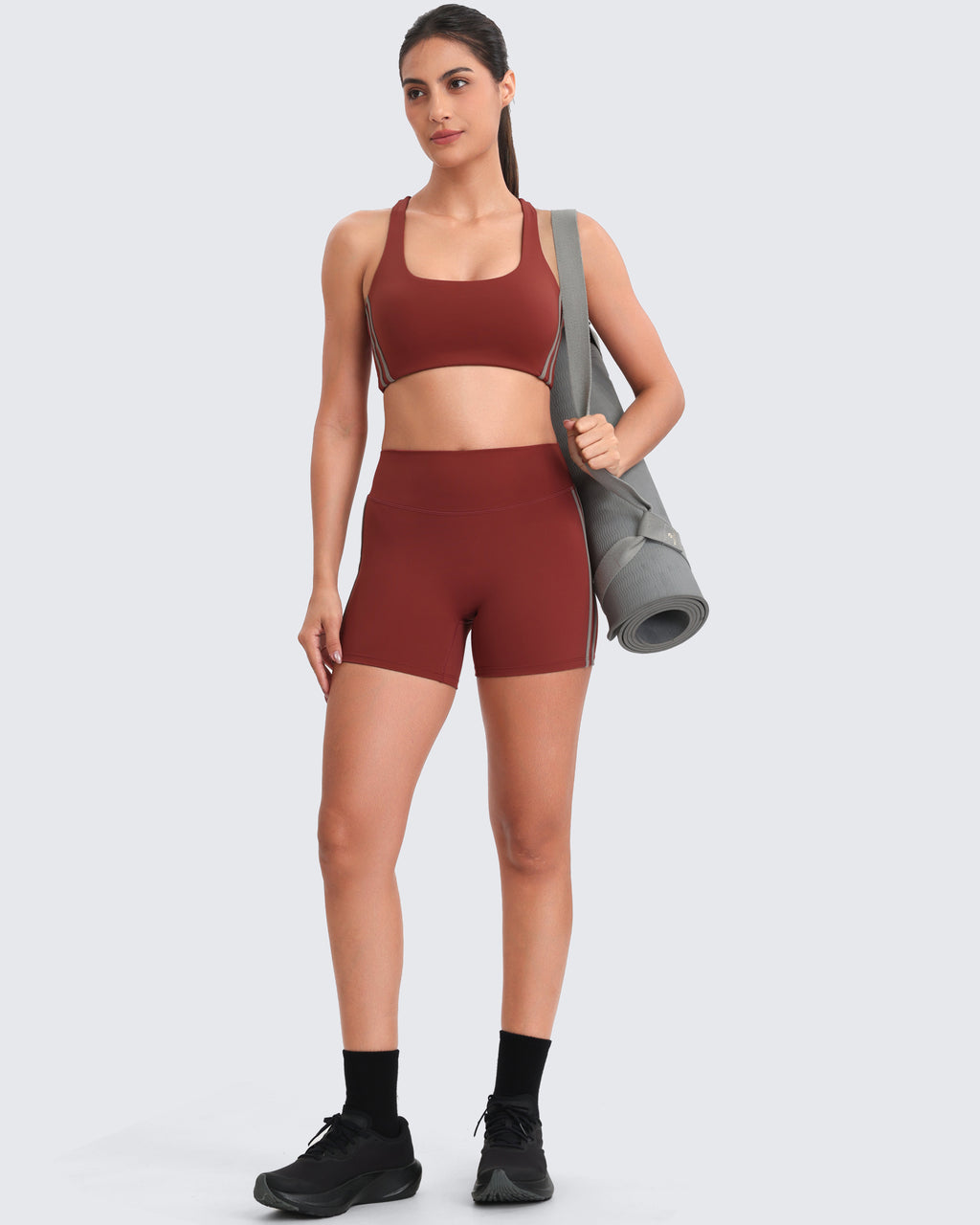 Aoxjox "Sporty" Striped Scoop Bras