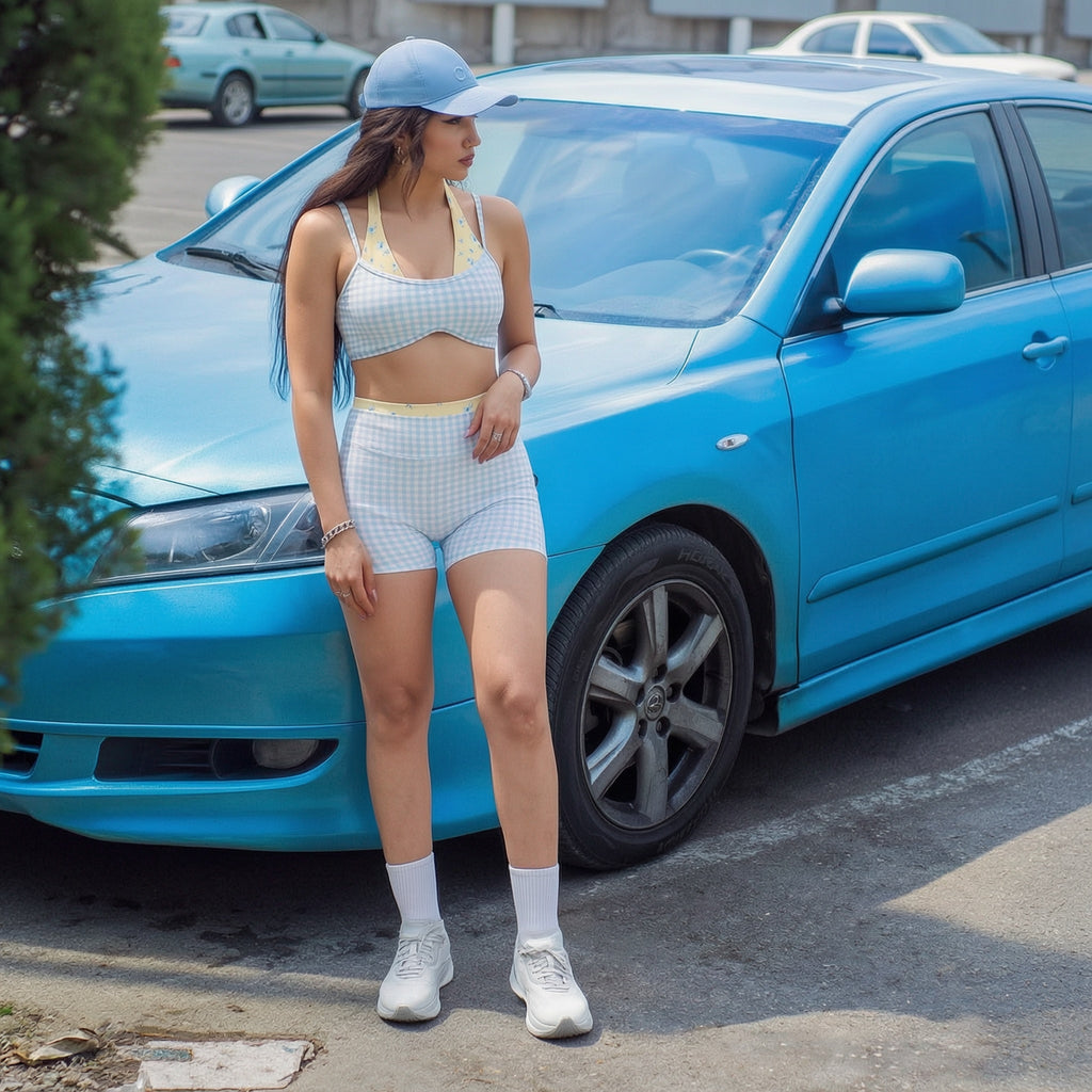Aoxjox "Dual Core"Halter Sports Bras