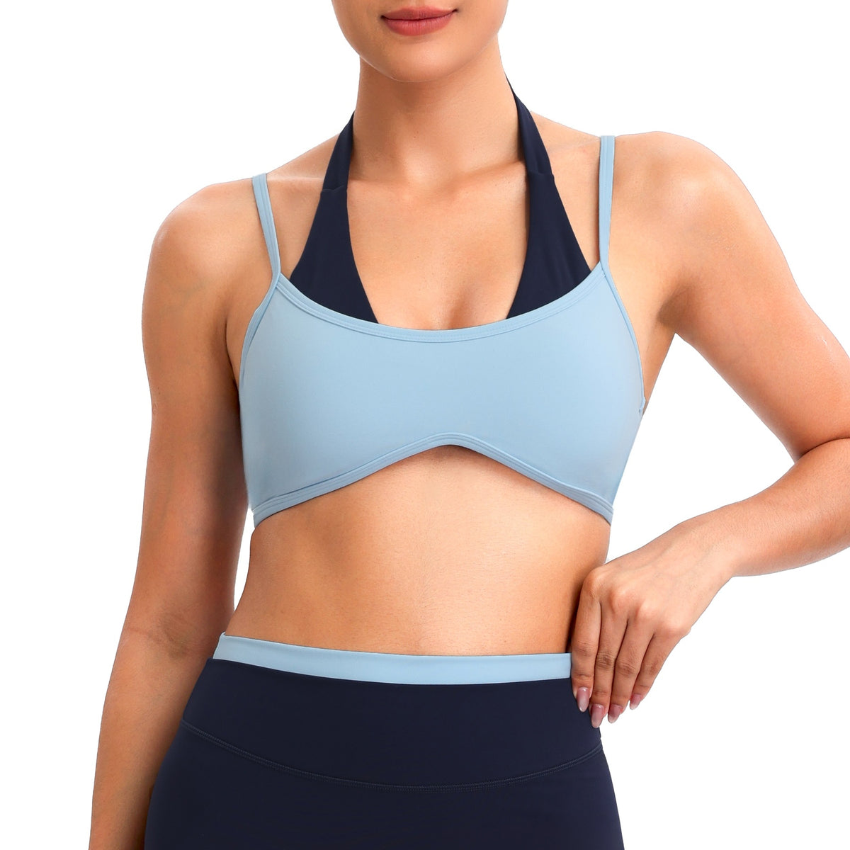 Aoxjox "Dual Core" Halter Sports Bras