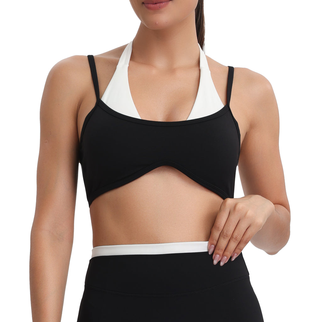 Aoxjox "Dual Core"Halter Sports Bras