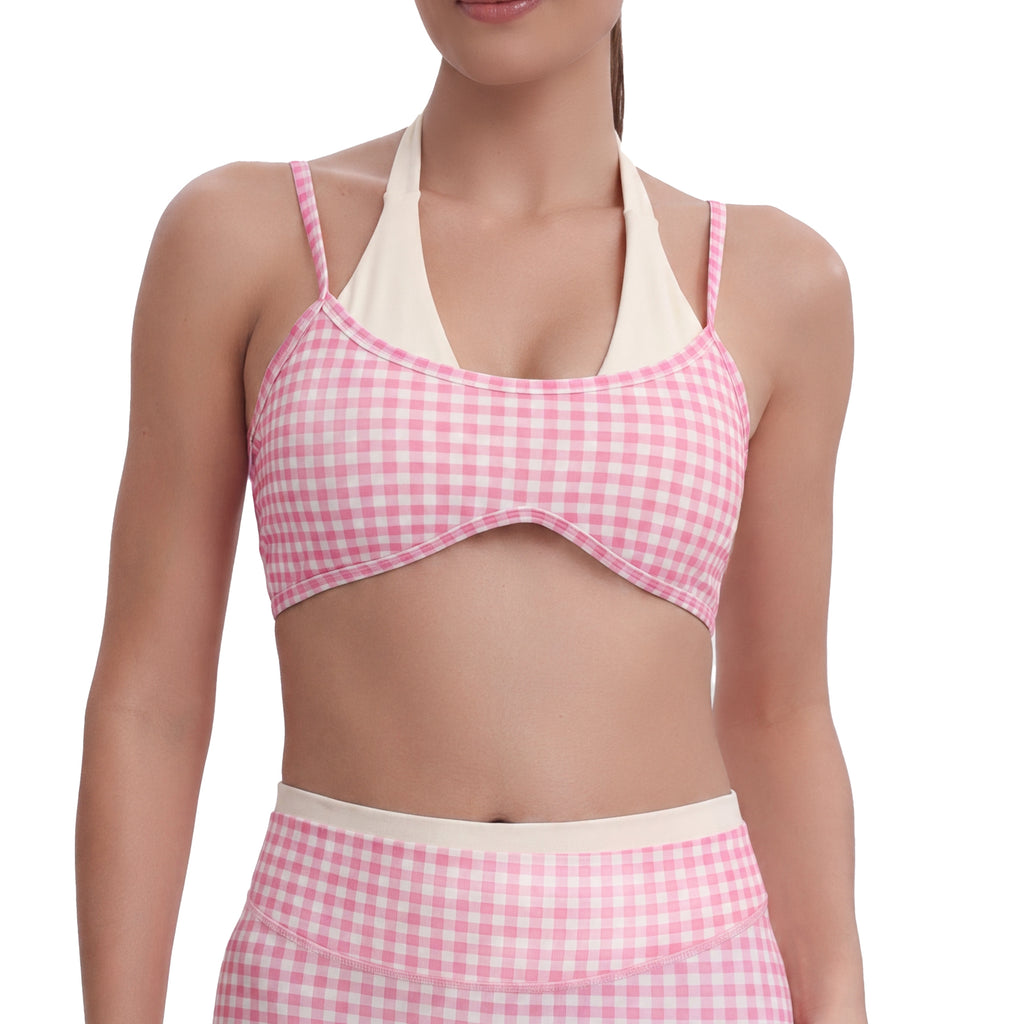 Aoxjox "Dual Core"Halter Sports Bras