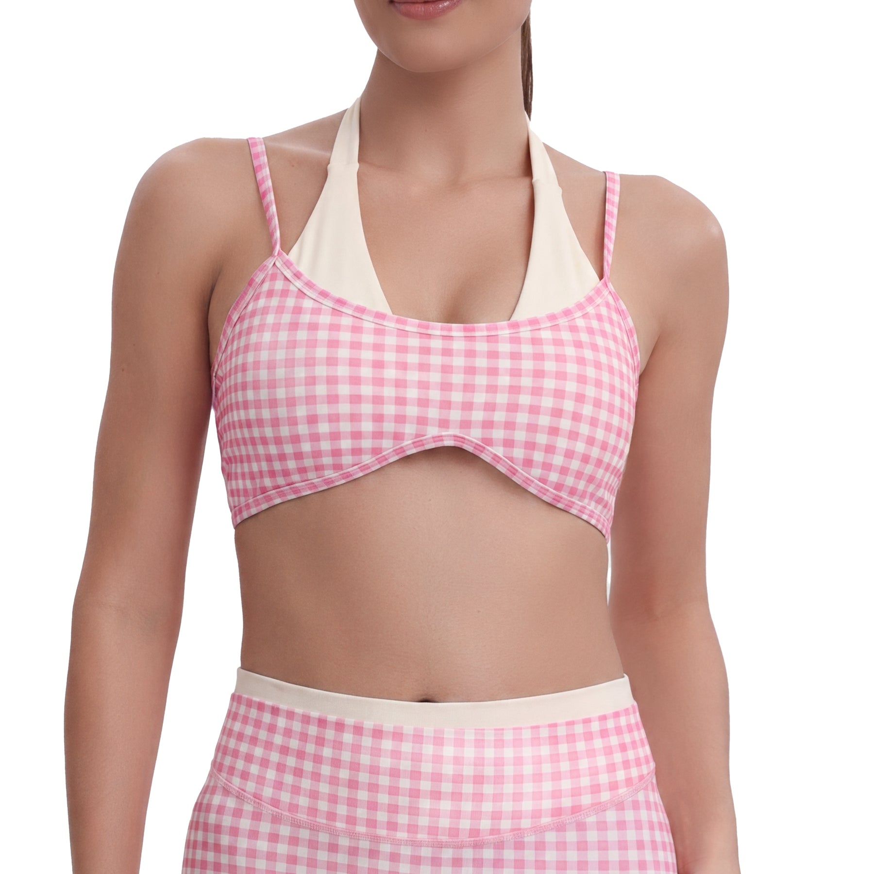 Aoxjox "Dual Core"Halter Sports Bras