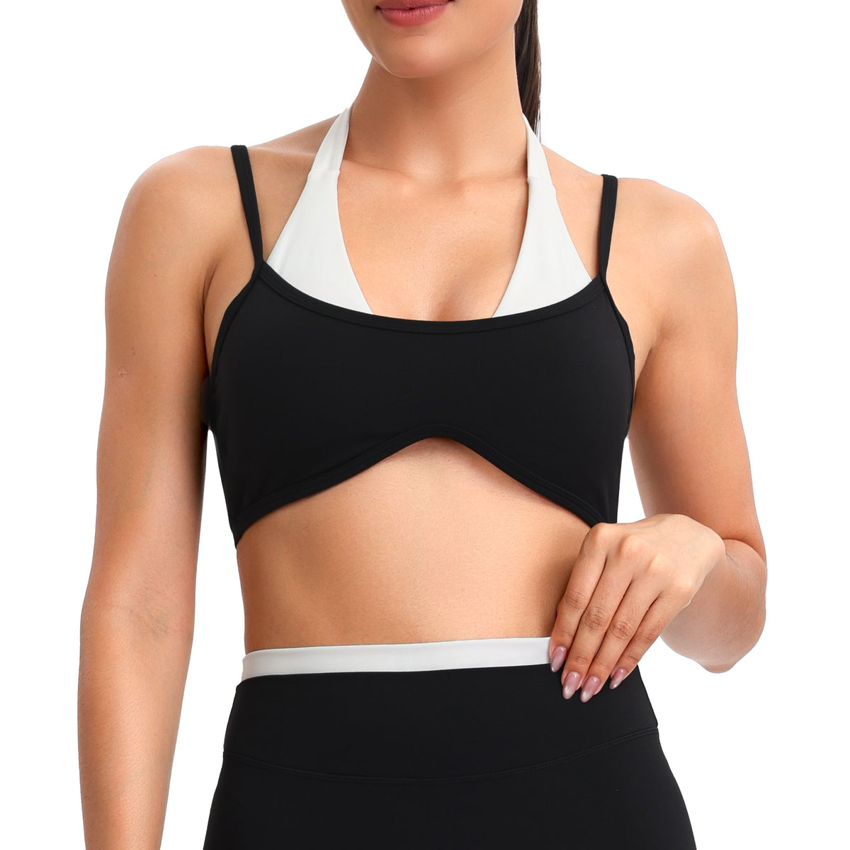 Aoxjox "Dual Core" Halter Sports Bras