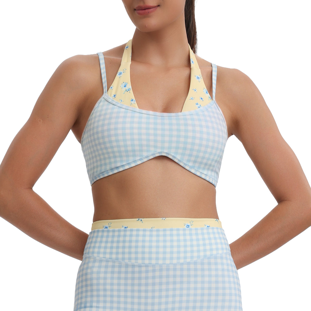 Aoxjox "Dual Core"Halter Sports Bras