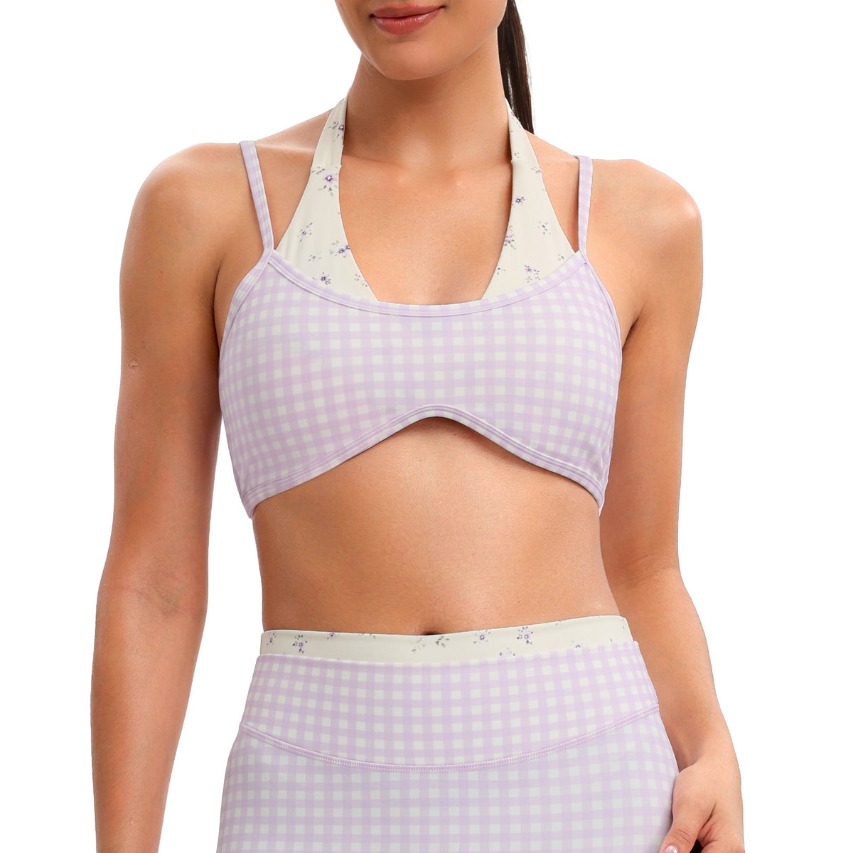 Aoxjox "Dual Core" Halter Sports Bras