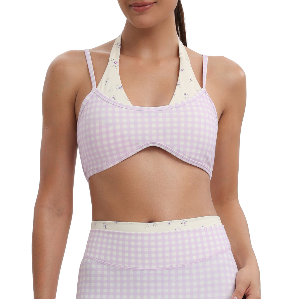 Aoxjox "Dual Core"Halter Sports Bras