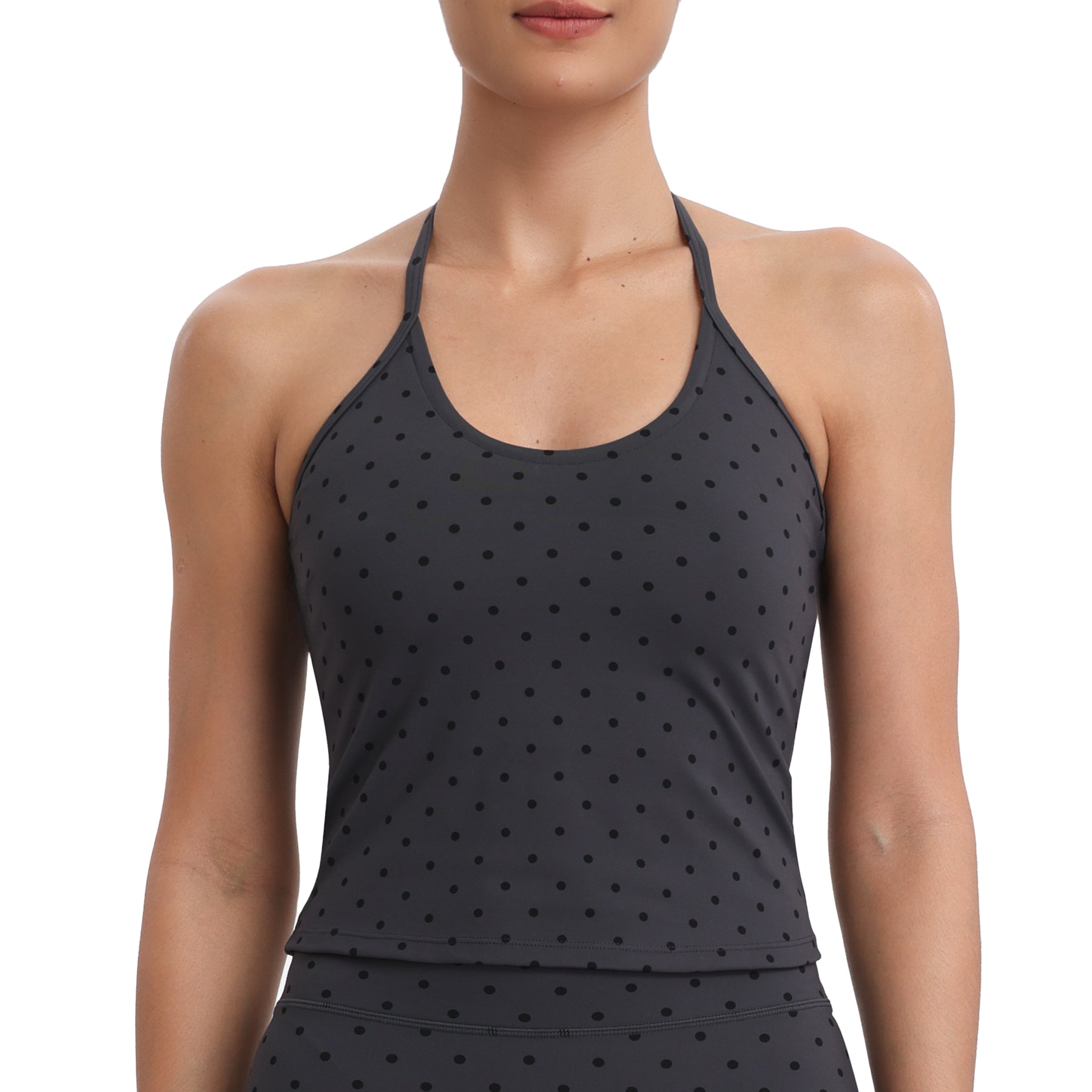 Aoxjox "Polka Dots" Adjustable Halter Top