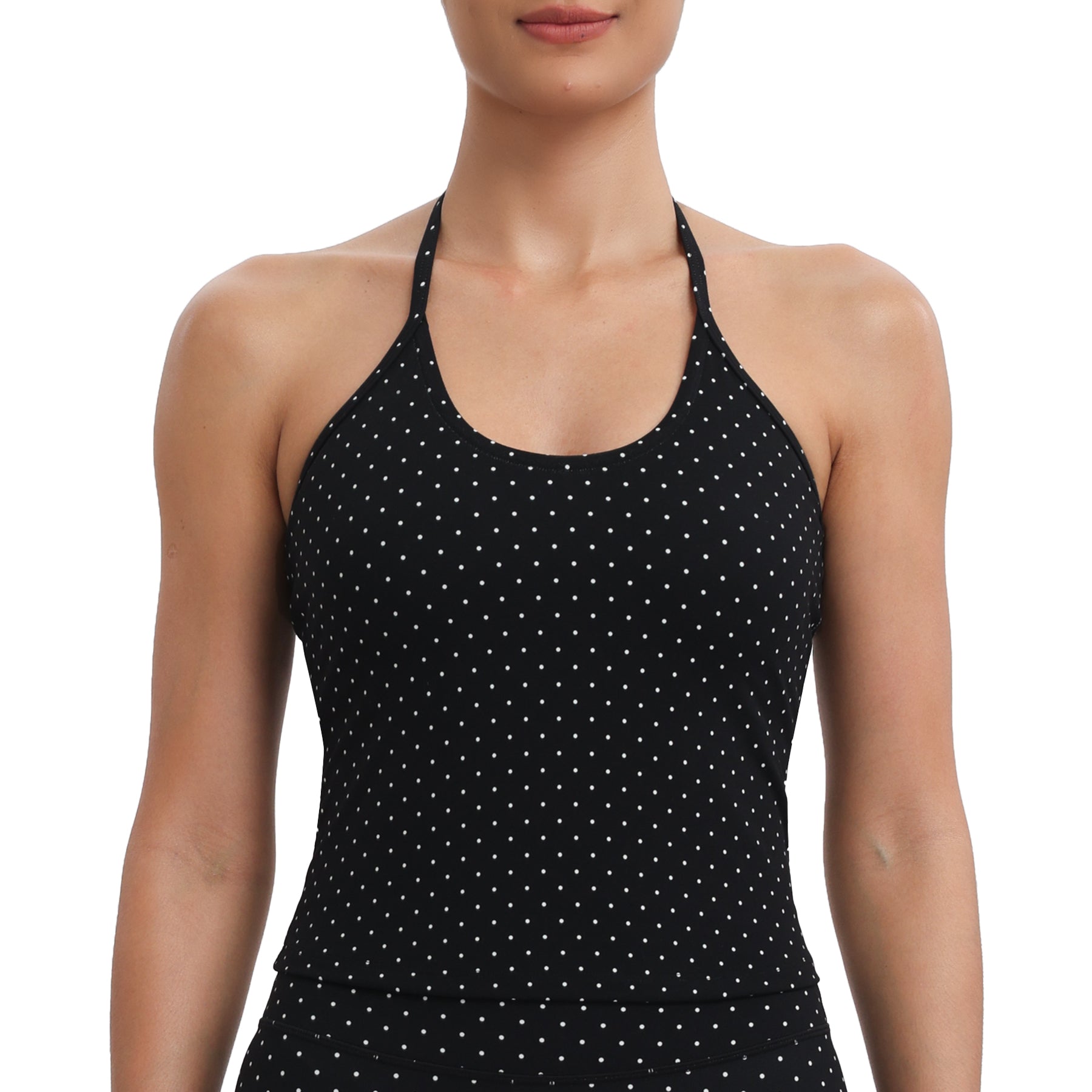 Aoxjox "Polka Dots" Adjustable Halter Top