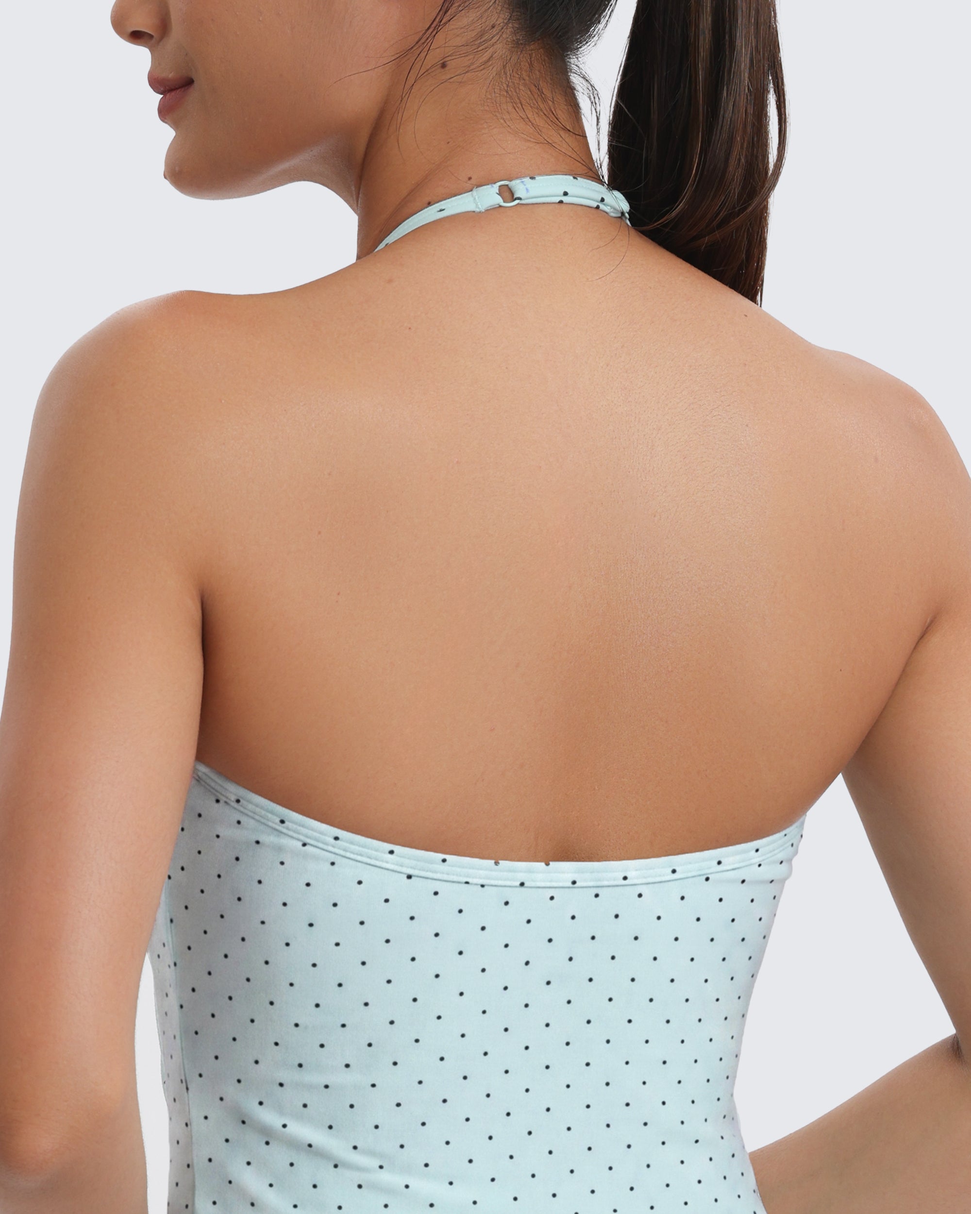 Aoxjox "Polka Dots" Adjustable Halter Top