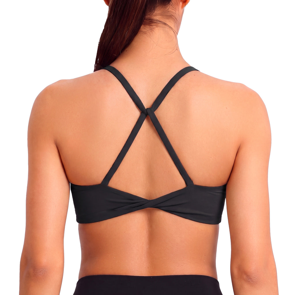 Aoxjox "Metamorph" Twist Back Sports Bra