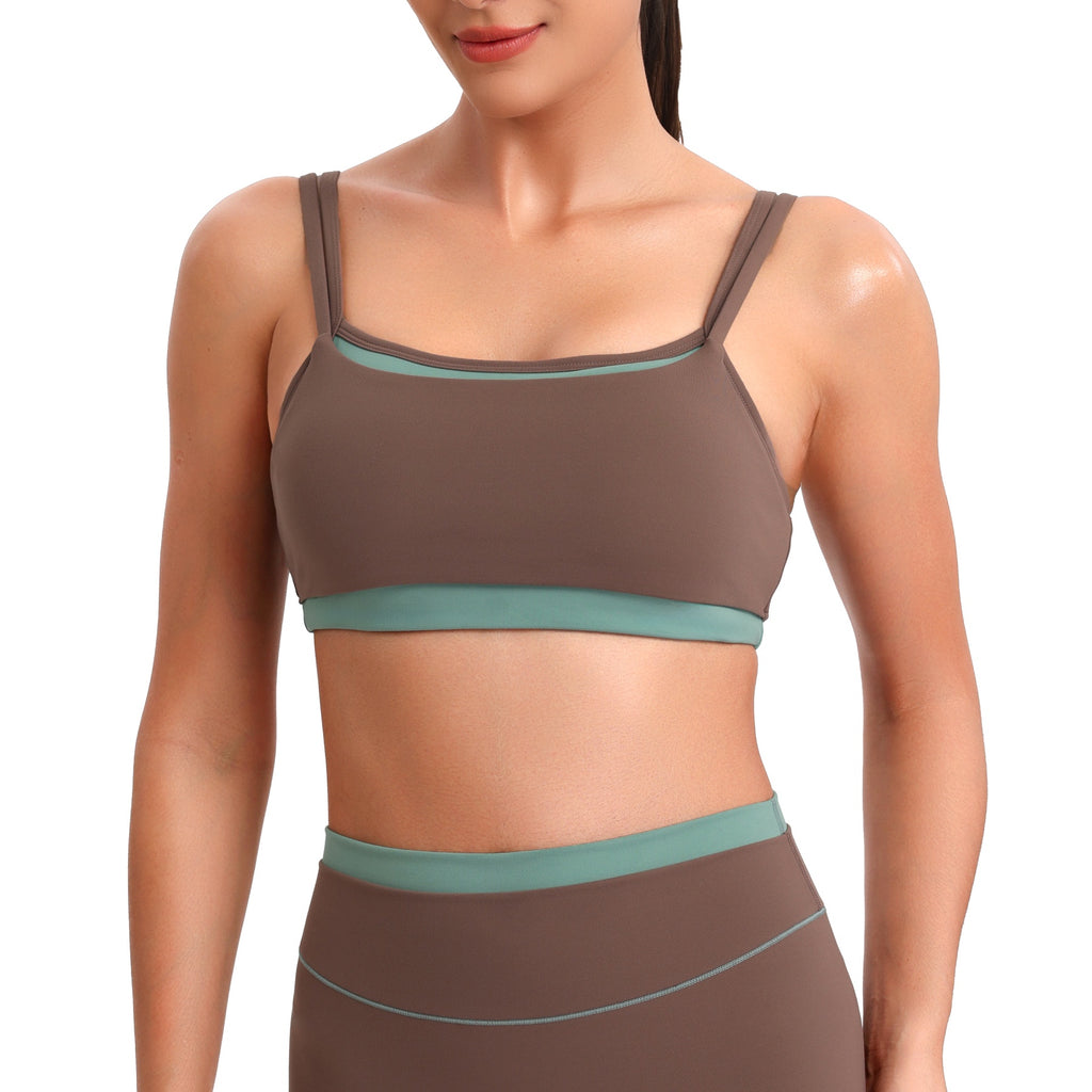 Aoxjox "Dual Core" High Impact Layered Sports Bra