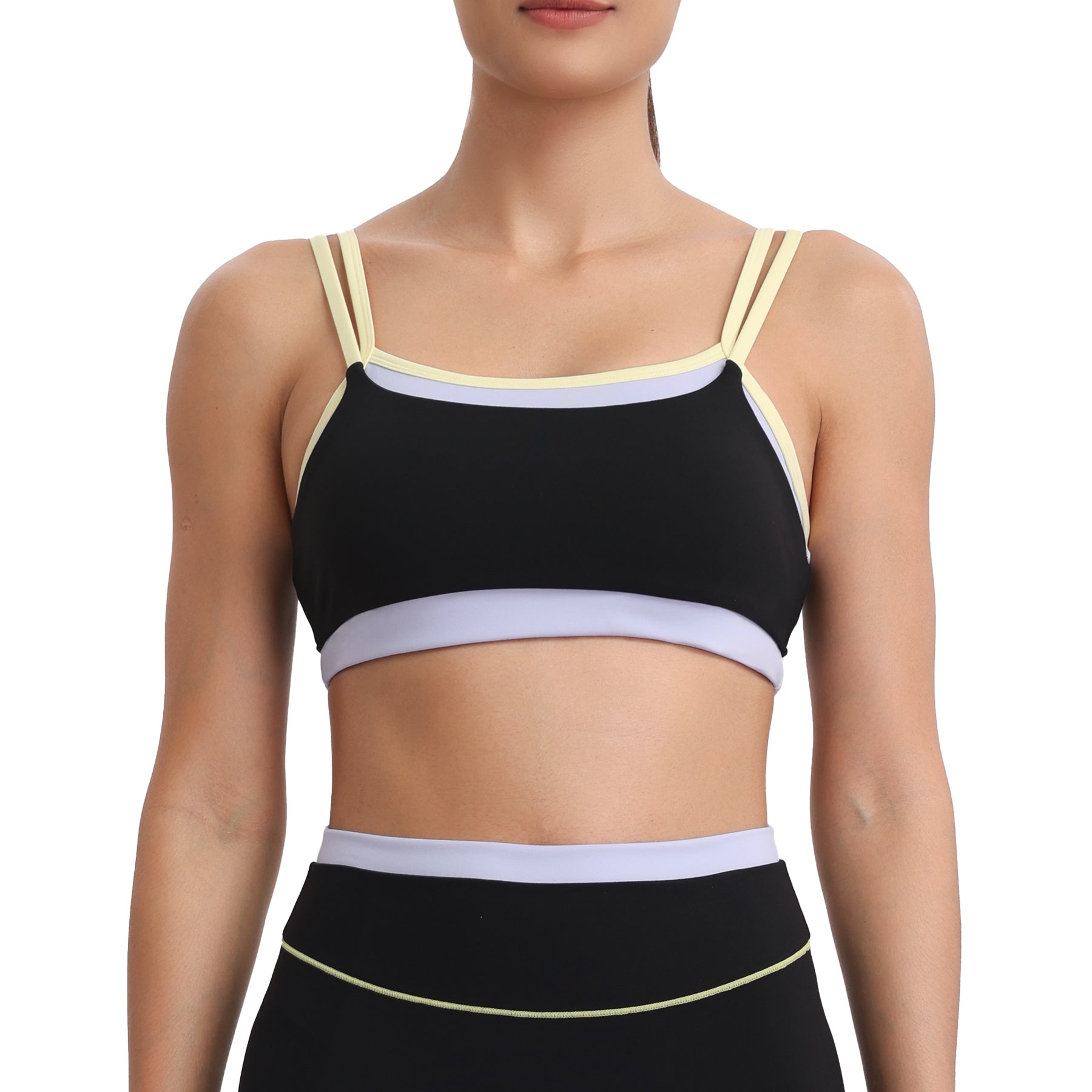Aoxjox "Dual Core" High Impact Layered Sports Bra