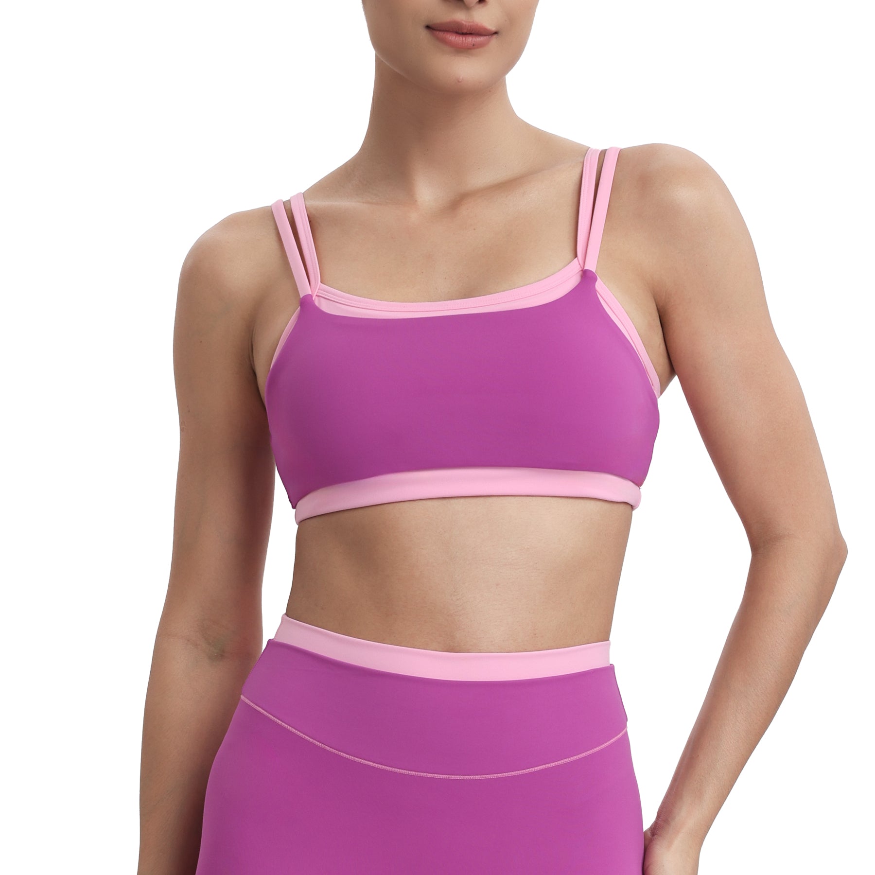 Aoxjox "Dual Core" High Impact Layered Sports Bra