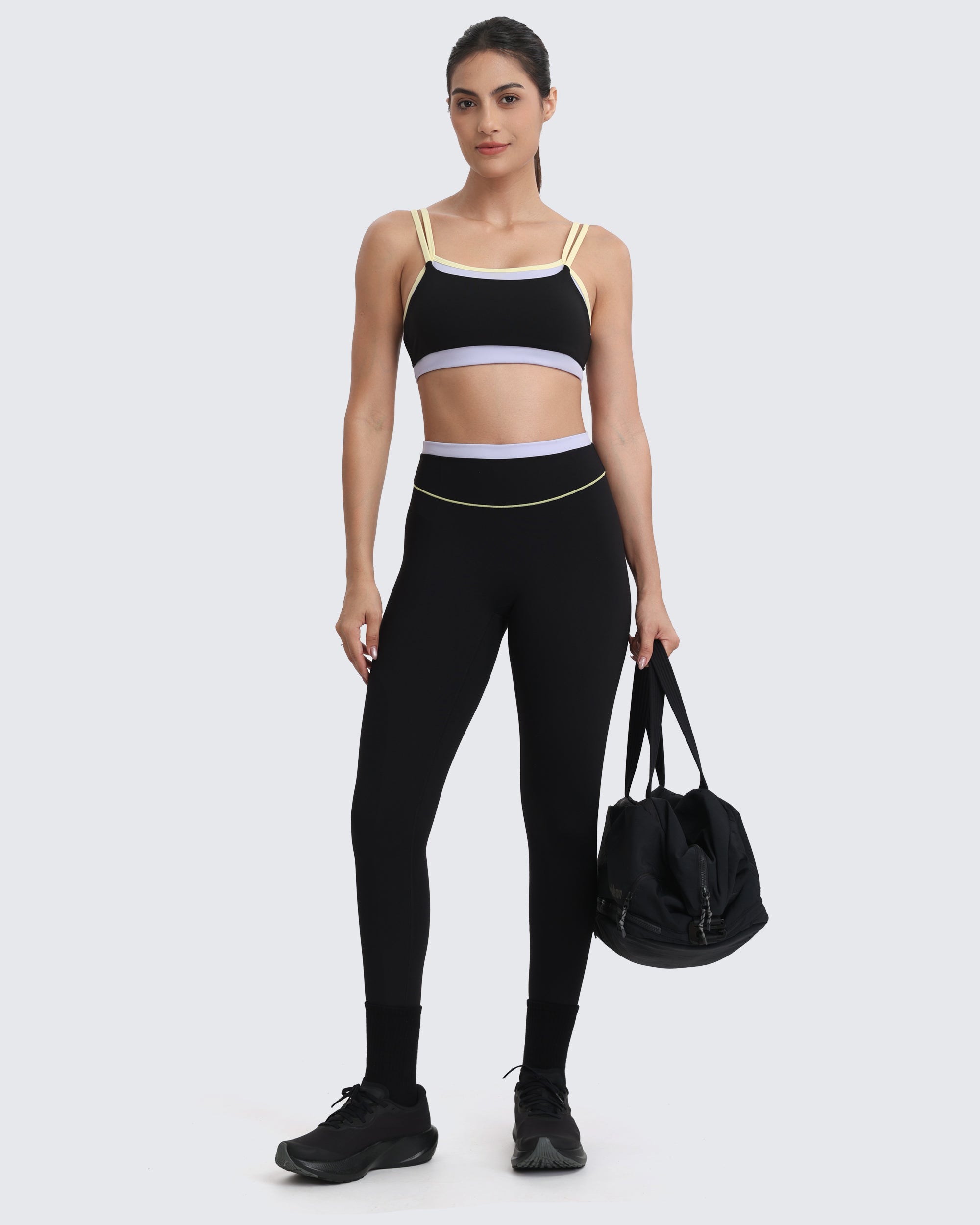 Aoxjox "Dual Core" High Impact Layered Sports Bra