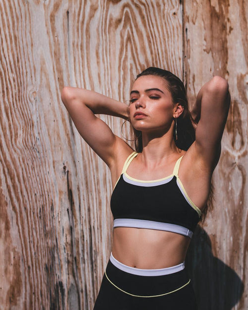 Aoxjox "Dual Core" High Impact Layered Sports Bra