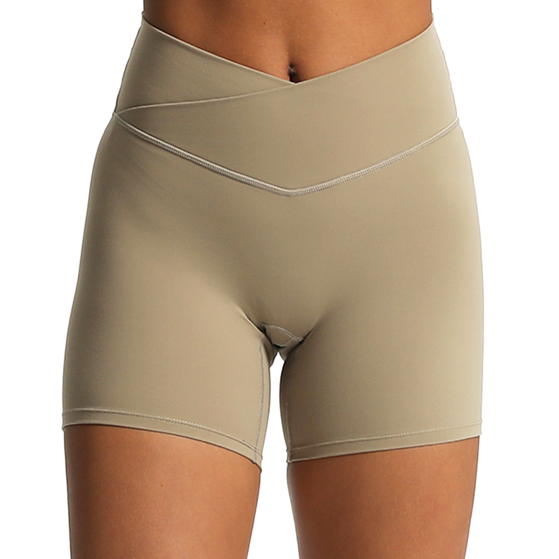 Aoxjox Trinity Cross-Waist Shorts