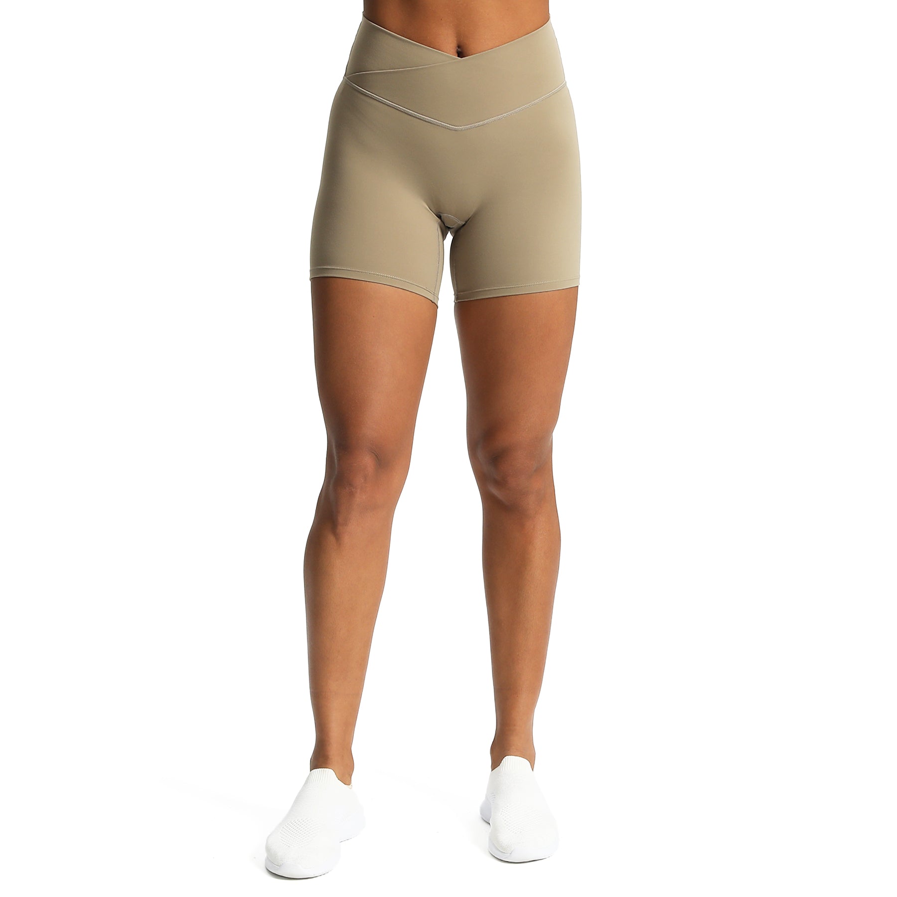 Aoxjox Trinity Cross-Waist Shorts