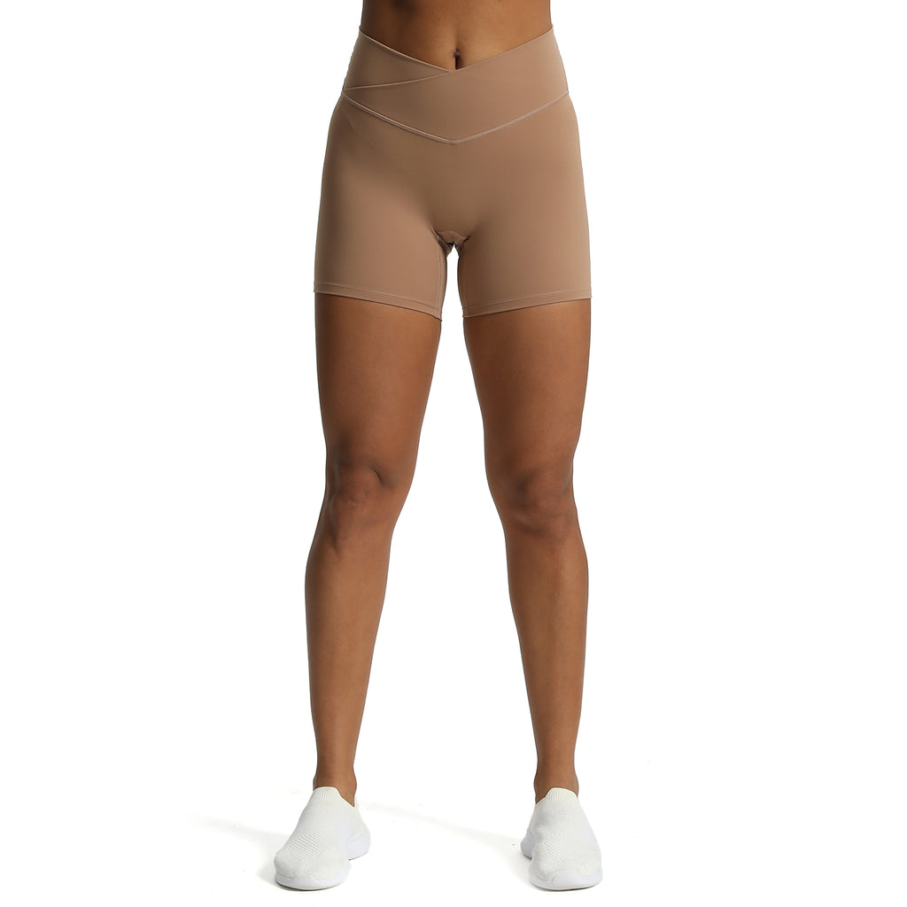 Aoxjox Trinity Cross-Waist Shorts