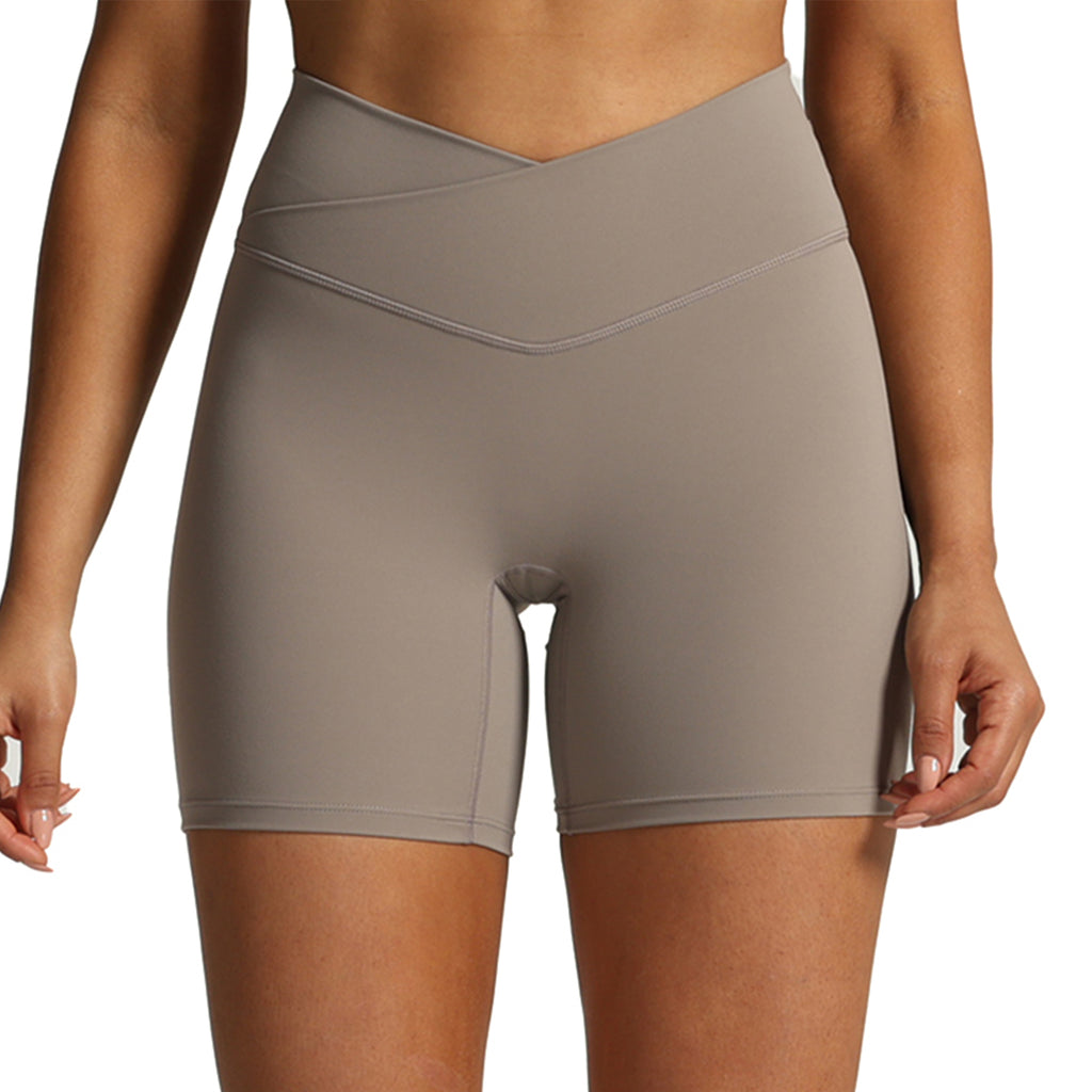 Aoxjox Trinity Cross-Waist Shorts