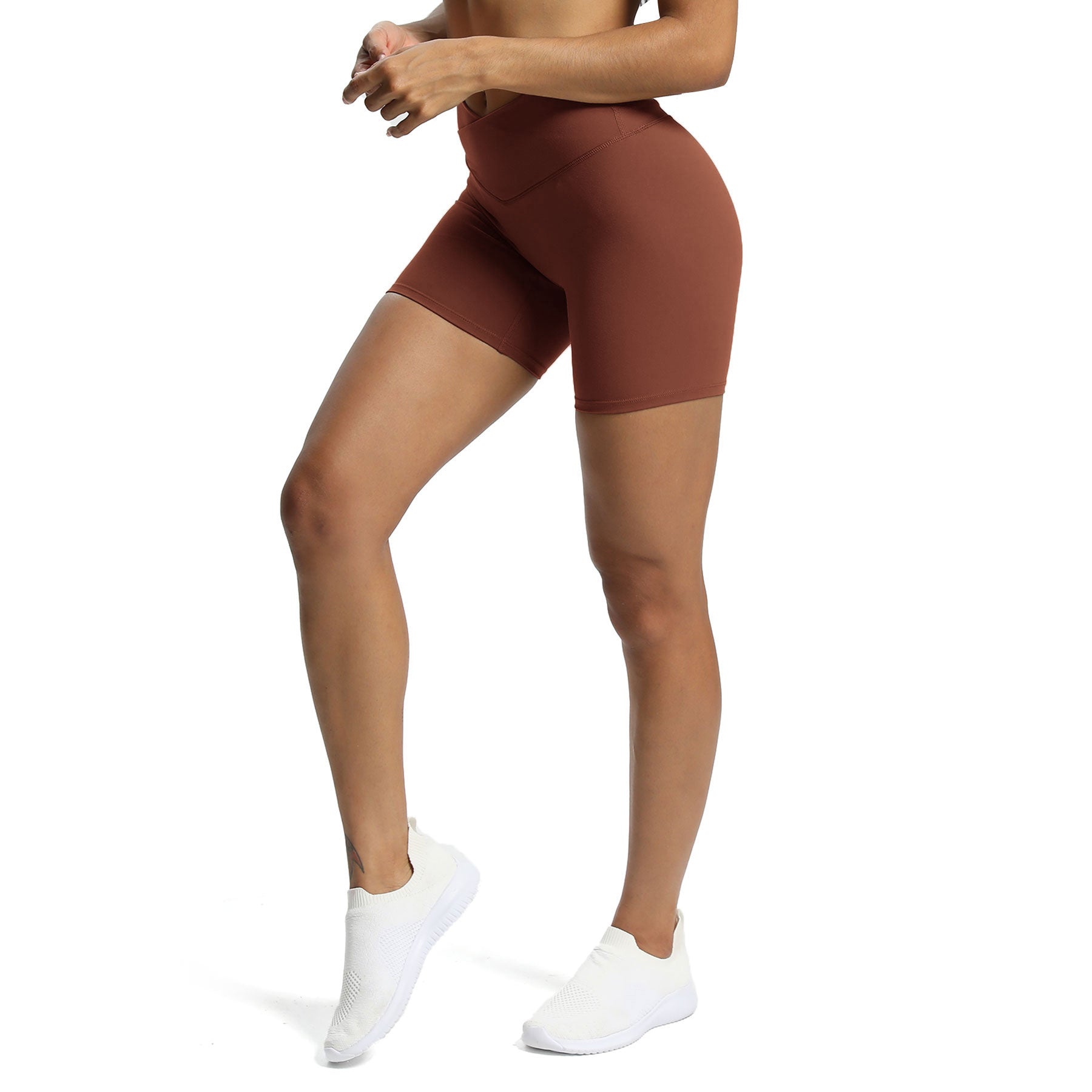 Aoxjox Trinity Cross-Waist Shorts