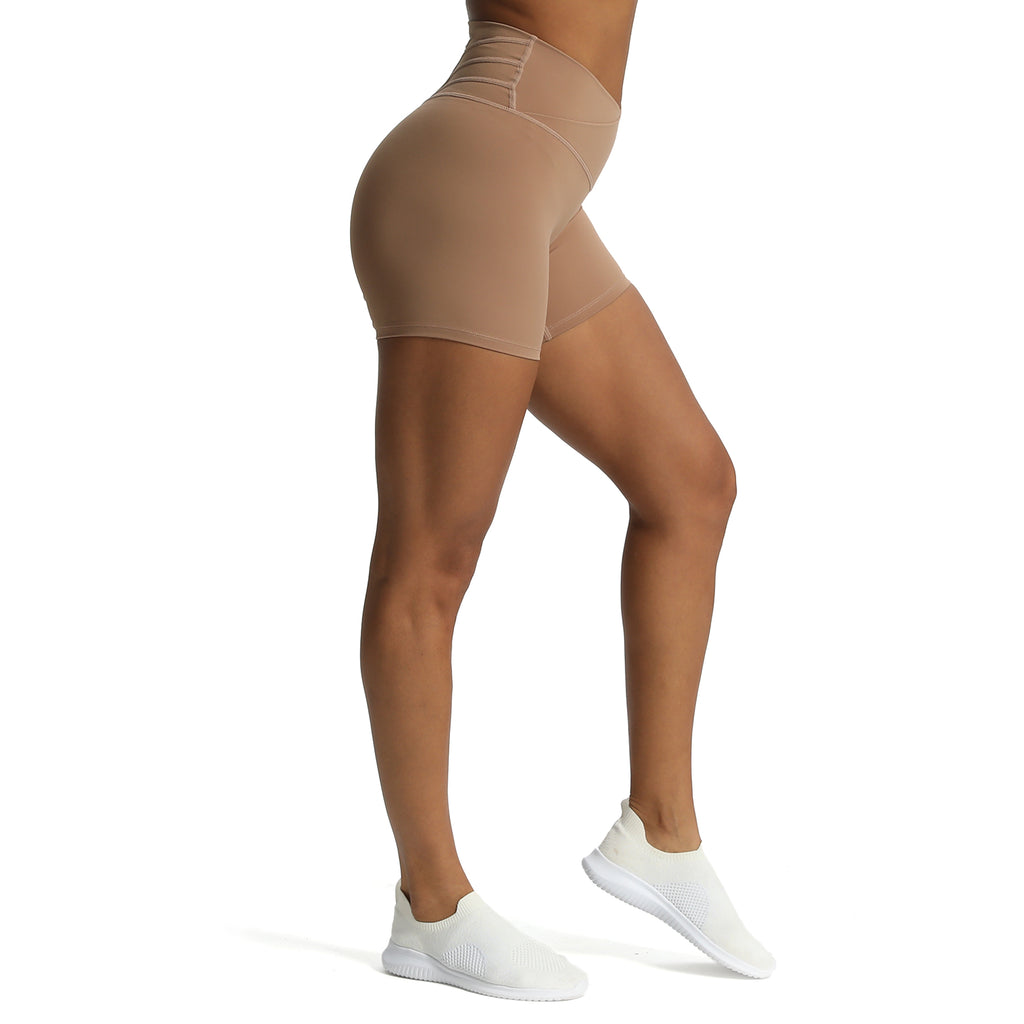 Aoxjox Trinity Cross-Waist Shorts