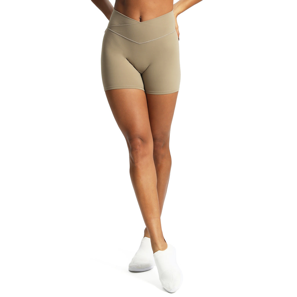 Aoxjox Trinity Cross-Waist Shorts