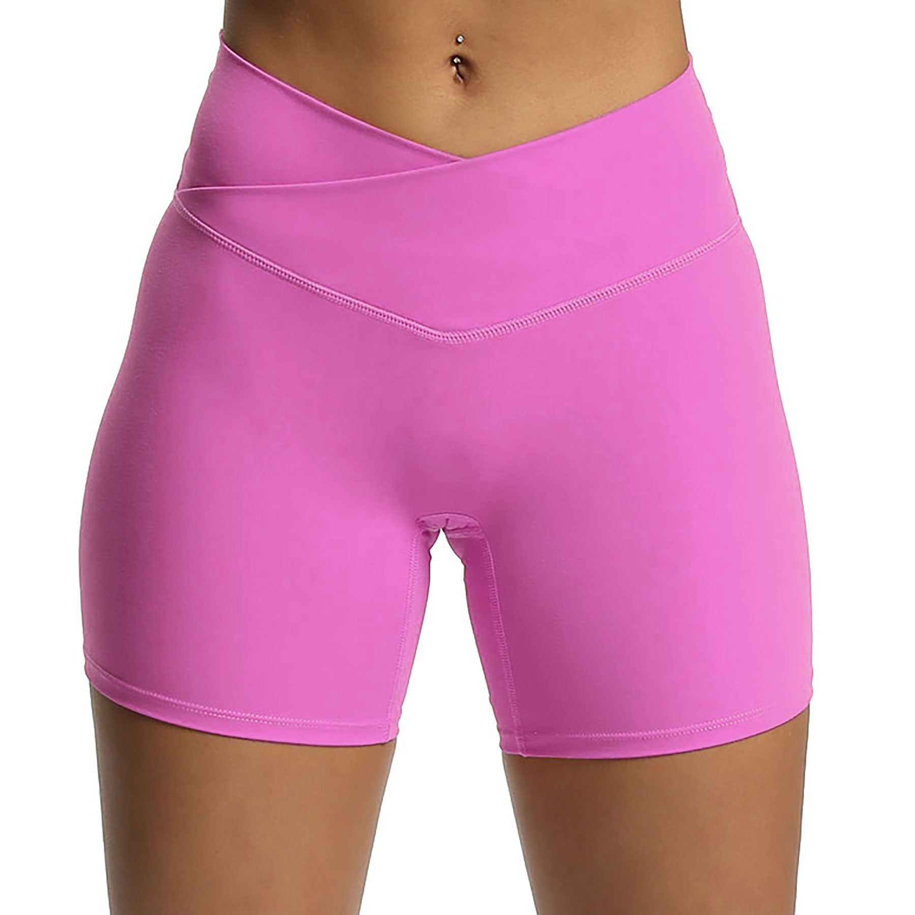 Aoxjox Trinity Cross-Waist Shorts