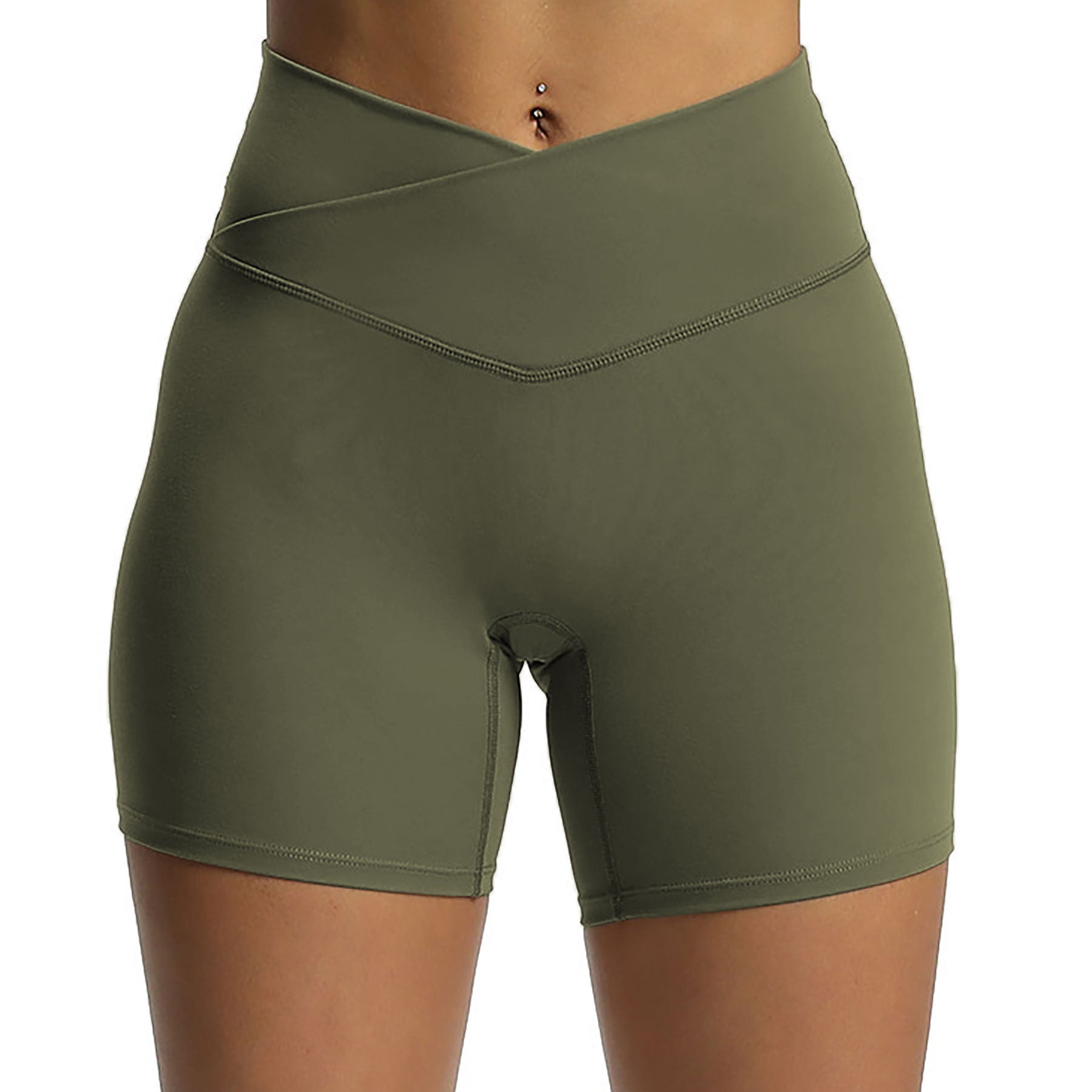 Aoxjox Trinity Cross-Waist Shorts
