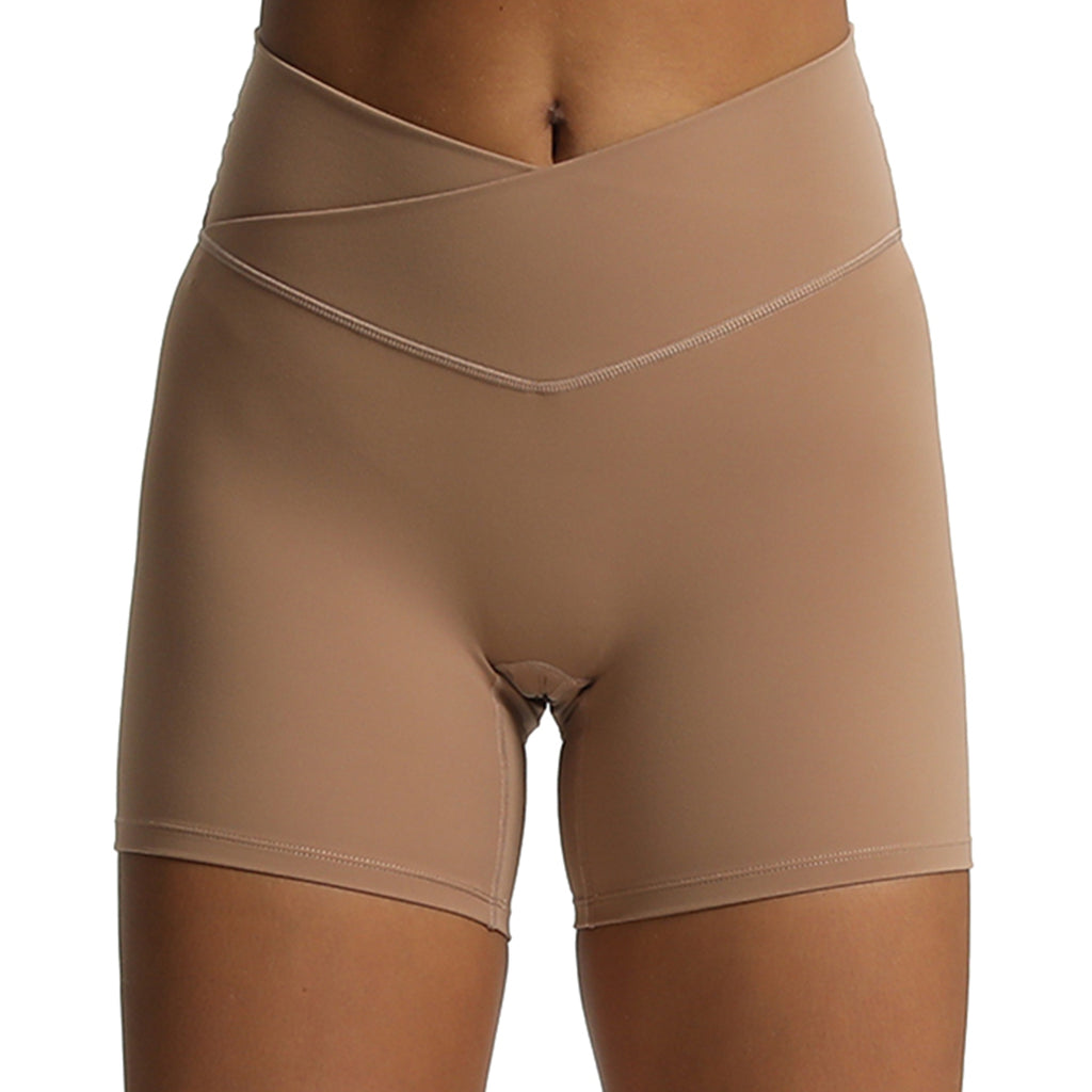 Aoxjox Trinity Cross-Waist Shorts