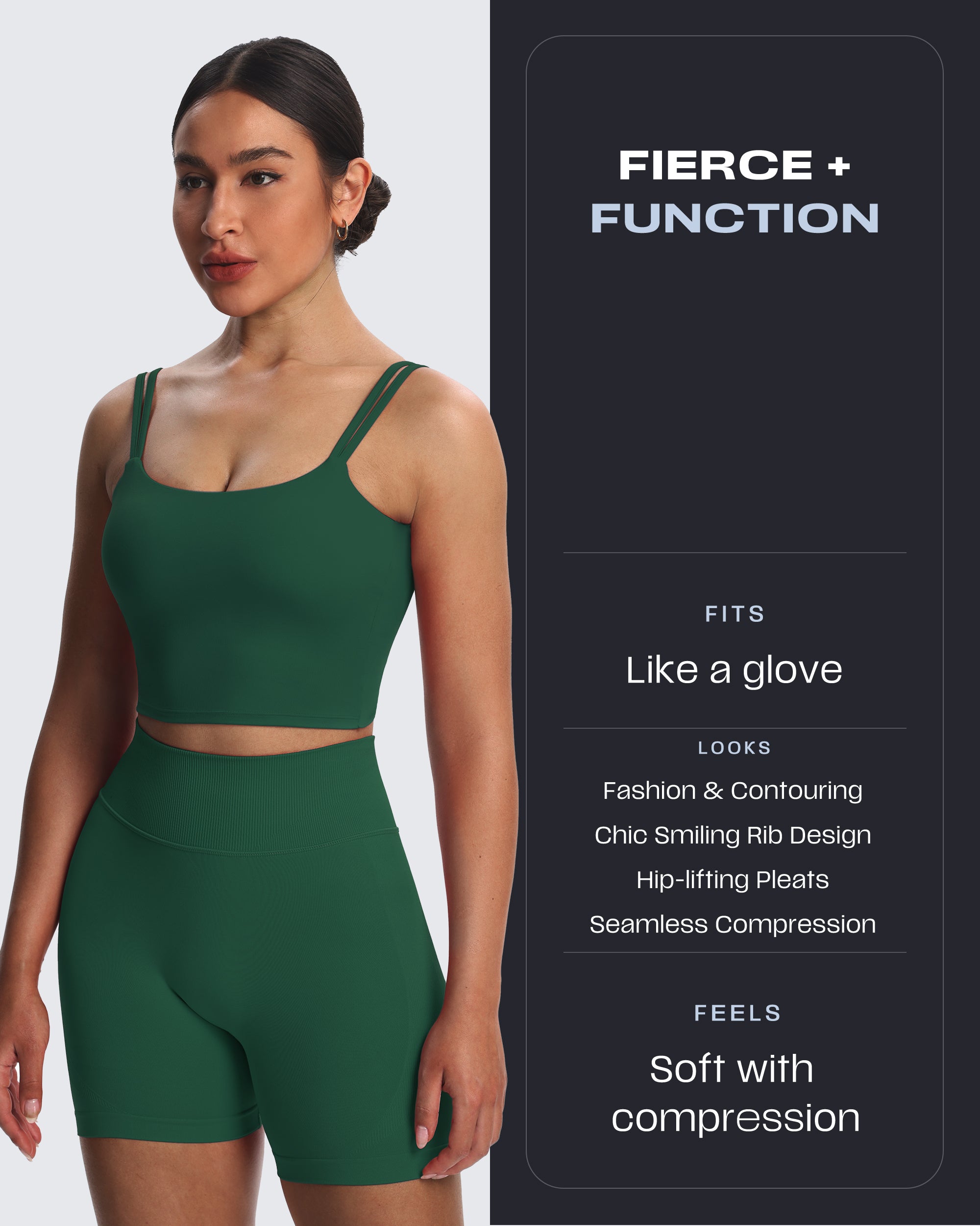 Aoxjox “ Kinetic” Seamles Shorts