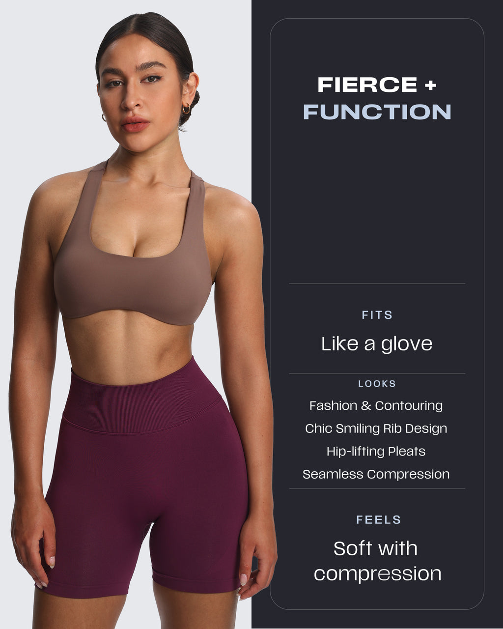 Aoxjox “ Kinetic” Seamles Shorts