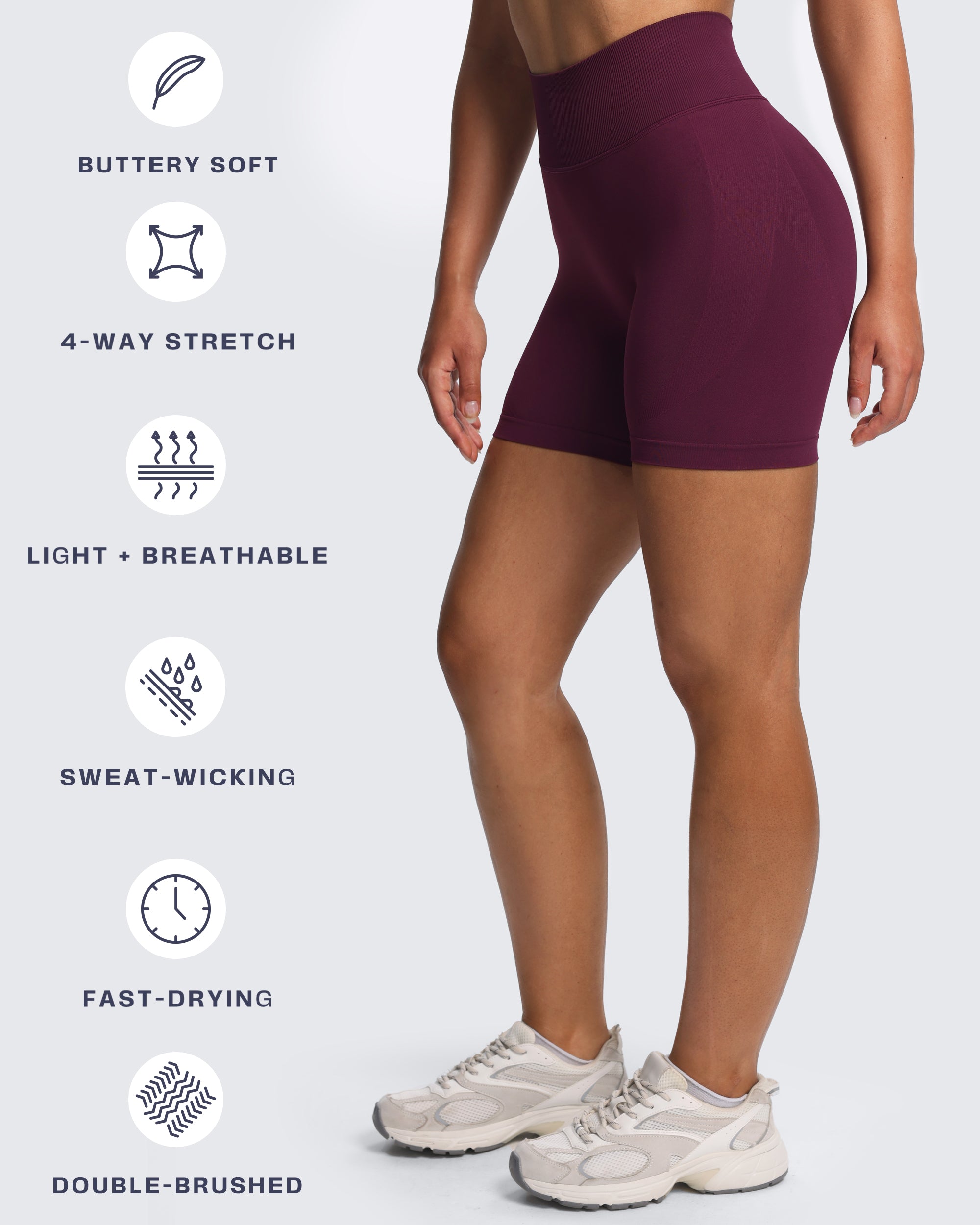 Aoxjox “ Kinetic” Seamles Shorts