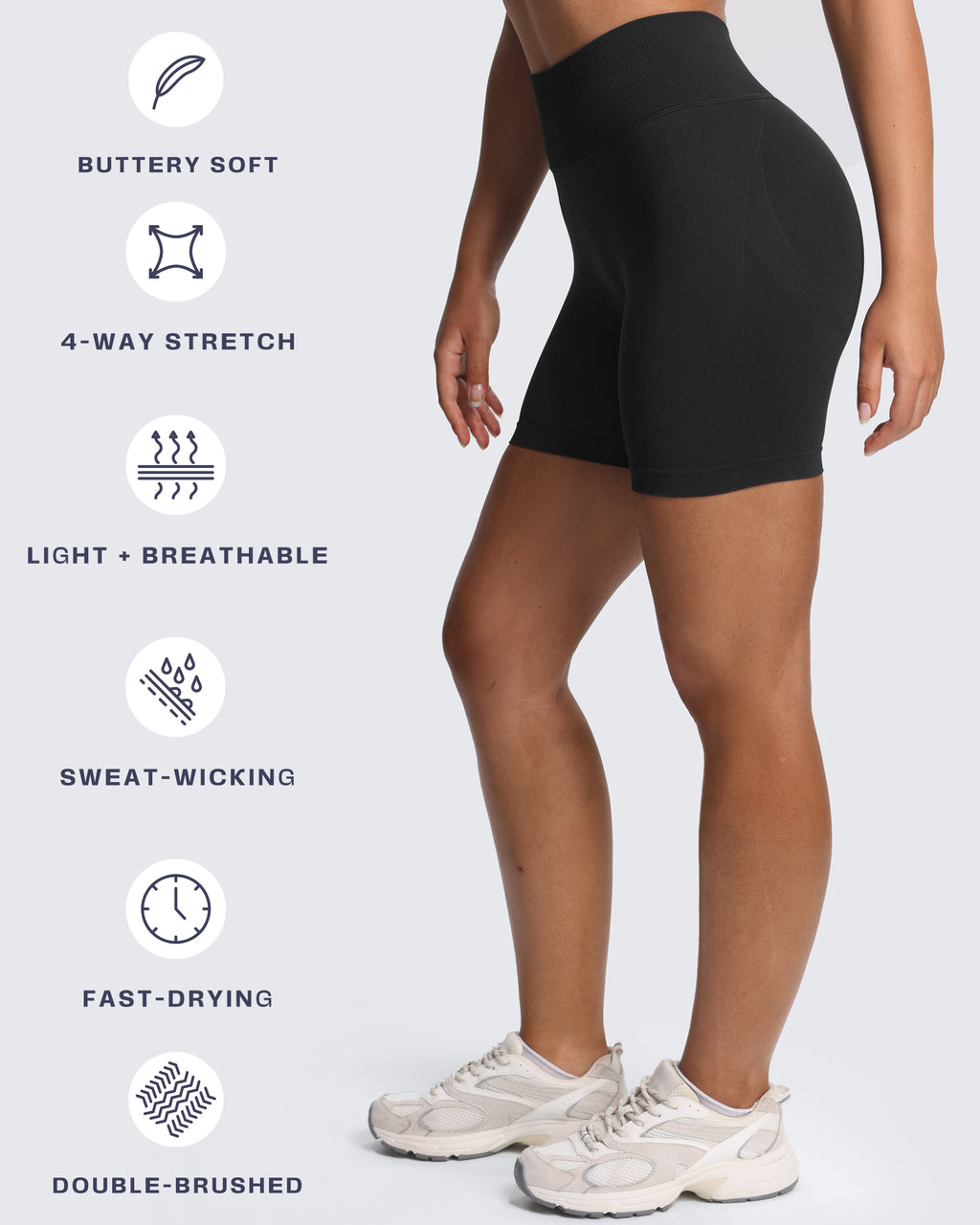 Aoxjox “ Kinetic” Seamles Shorts