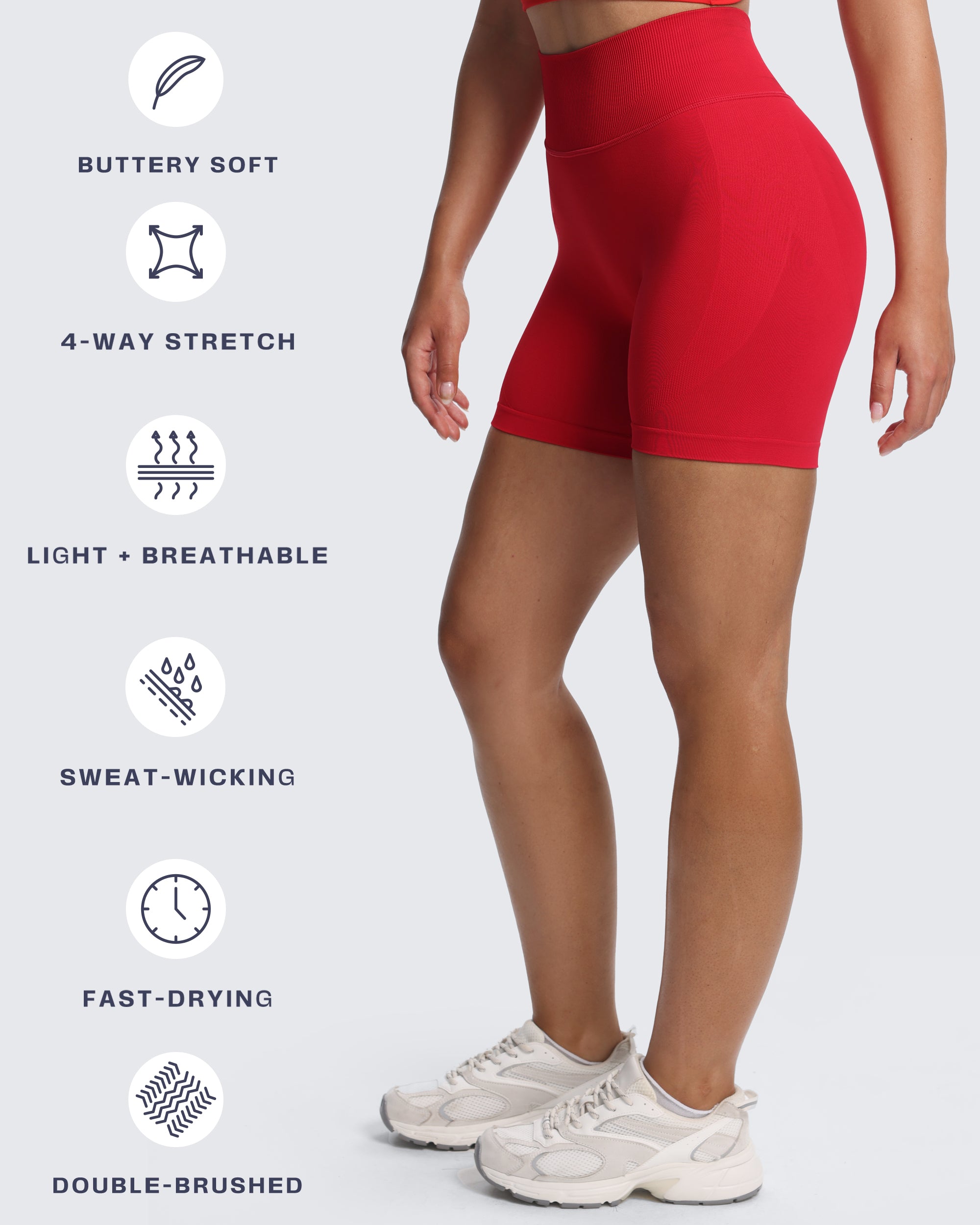 Aoxjox “ Kinetic” Seamles Shorts