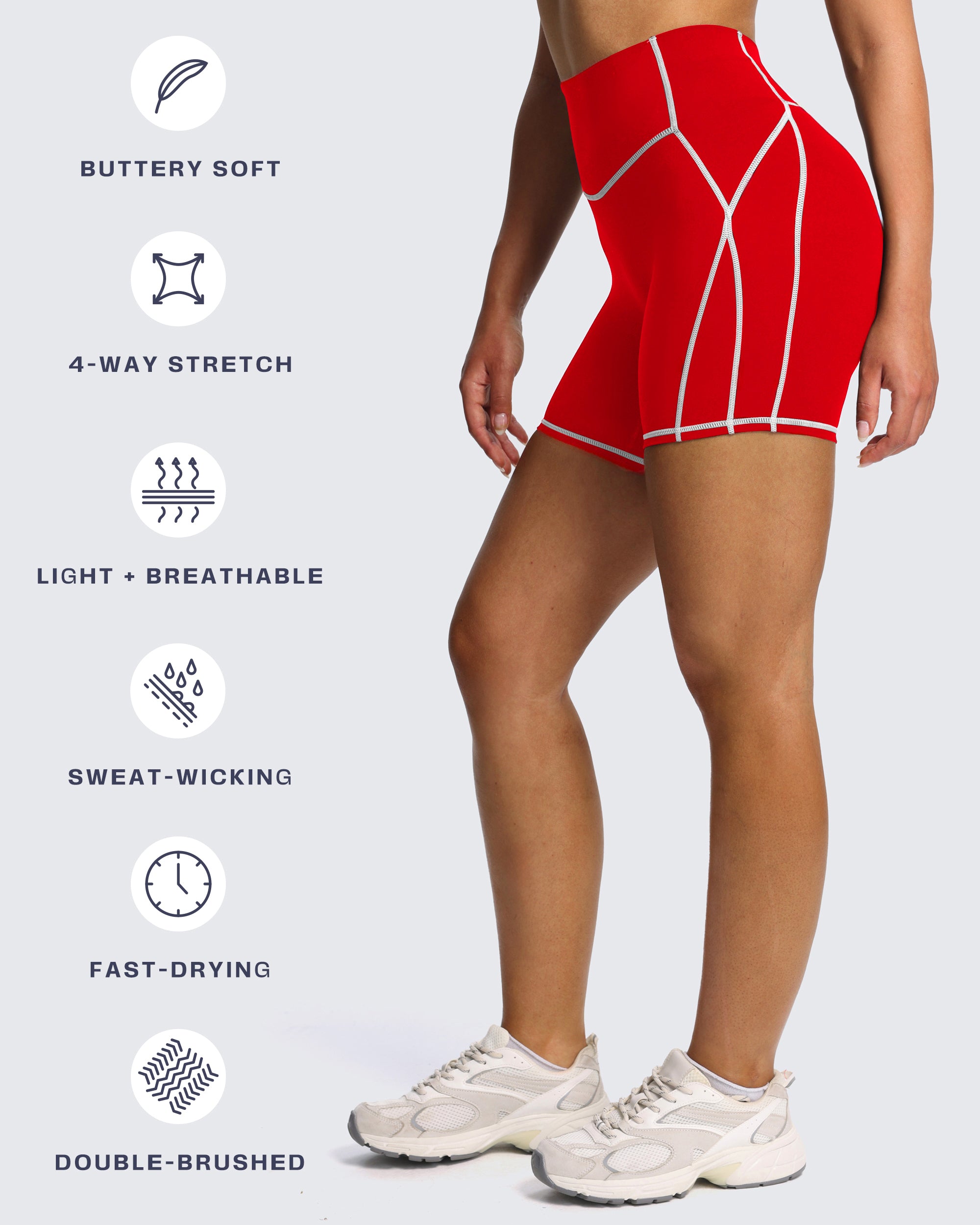 Aoxjox "Lexi Lined" Shorts