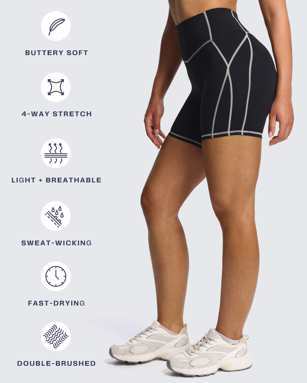 Aoxjox "Lexi Lined" Shorts