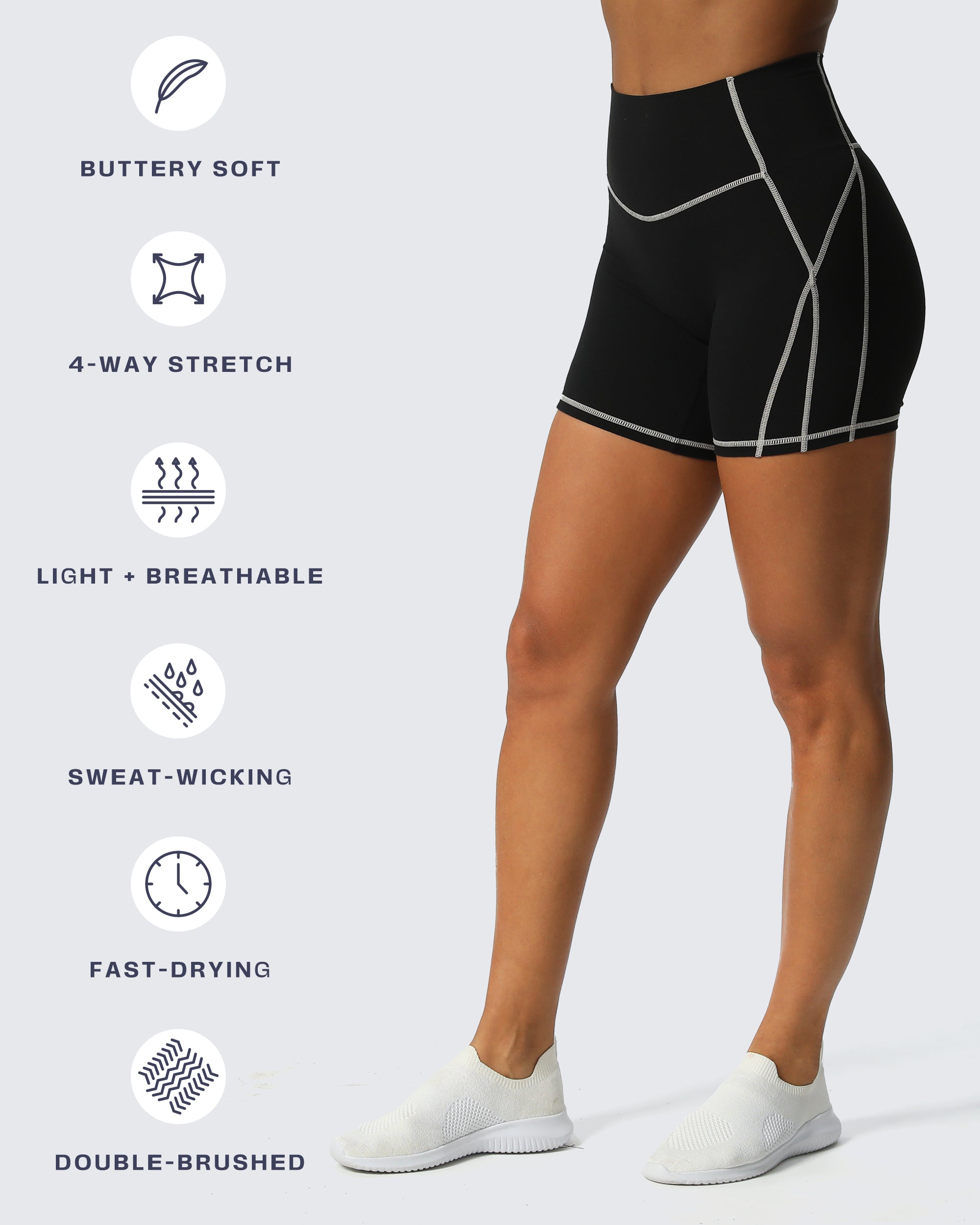 Aoxjox "Lexi Lined" Shorts