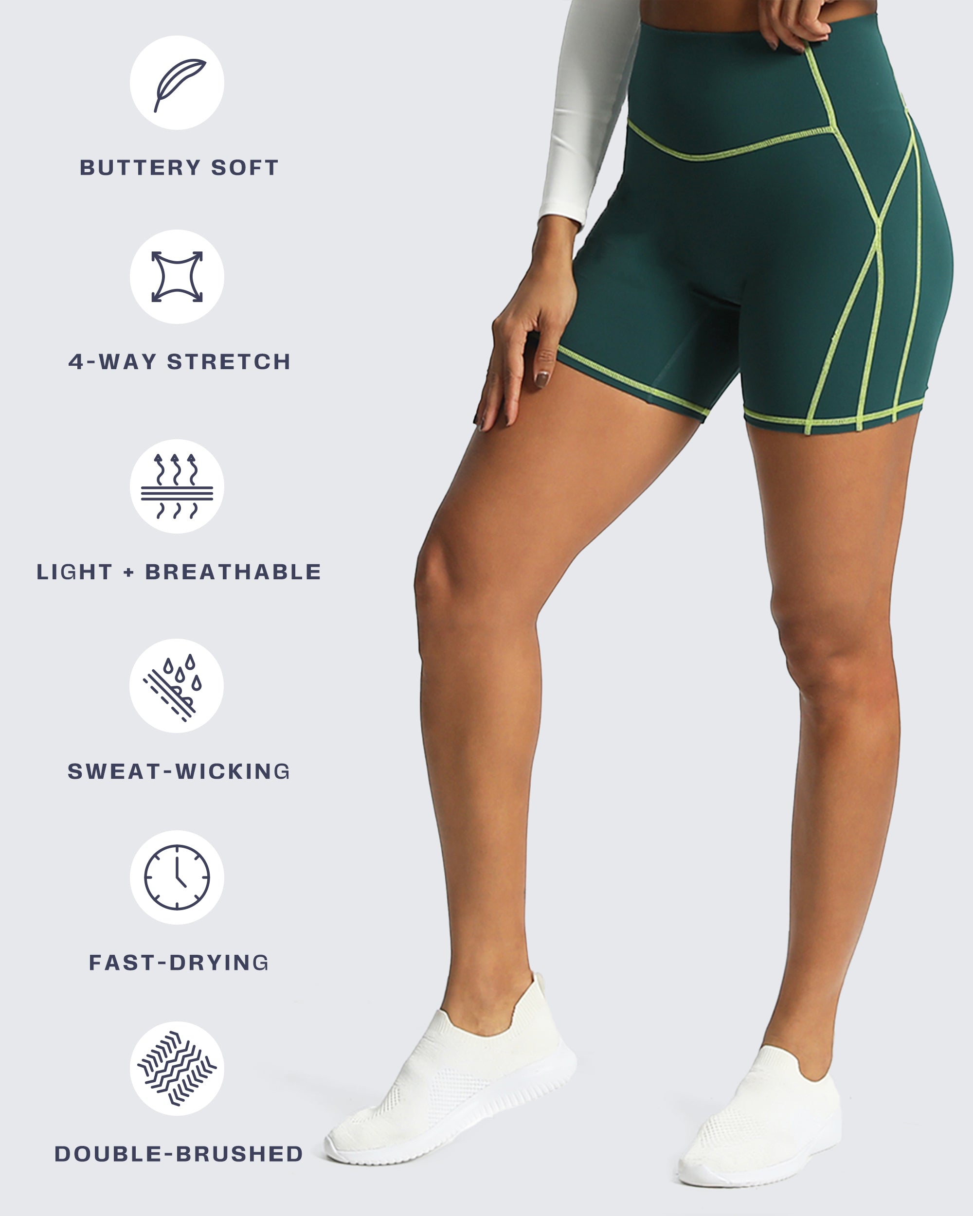 Aoxjox "Lexi Lined" Shorts