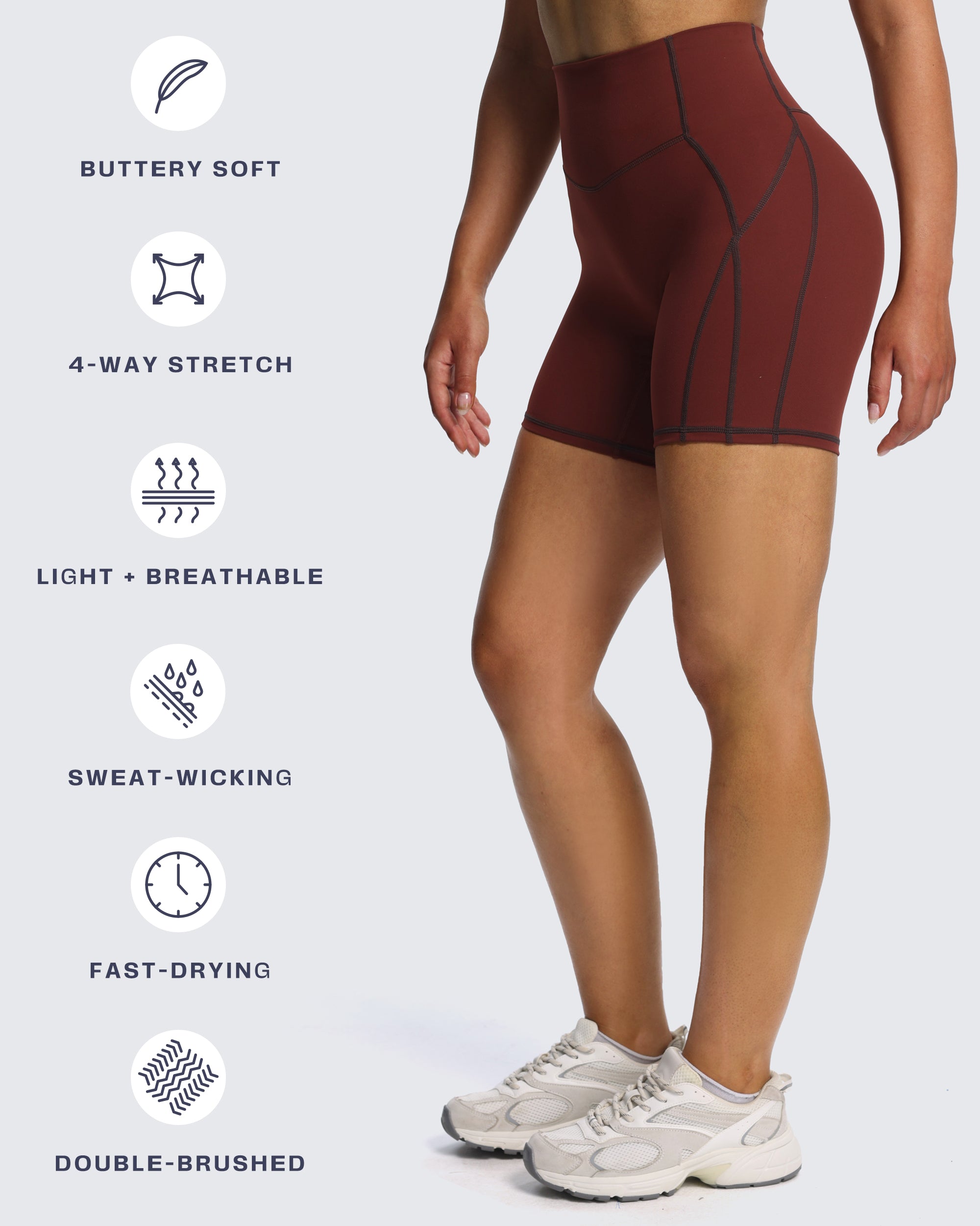 Aoxjox "Lexi Lined" Shorts