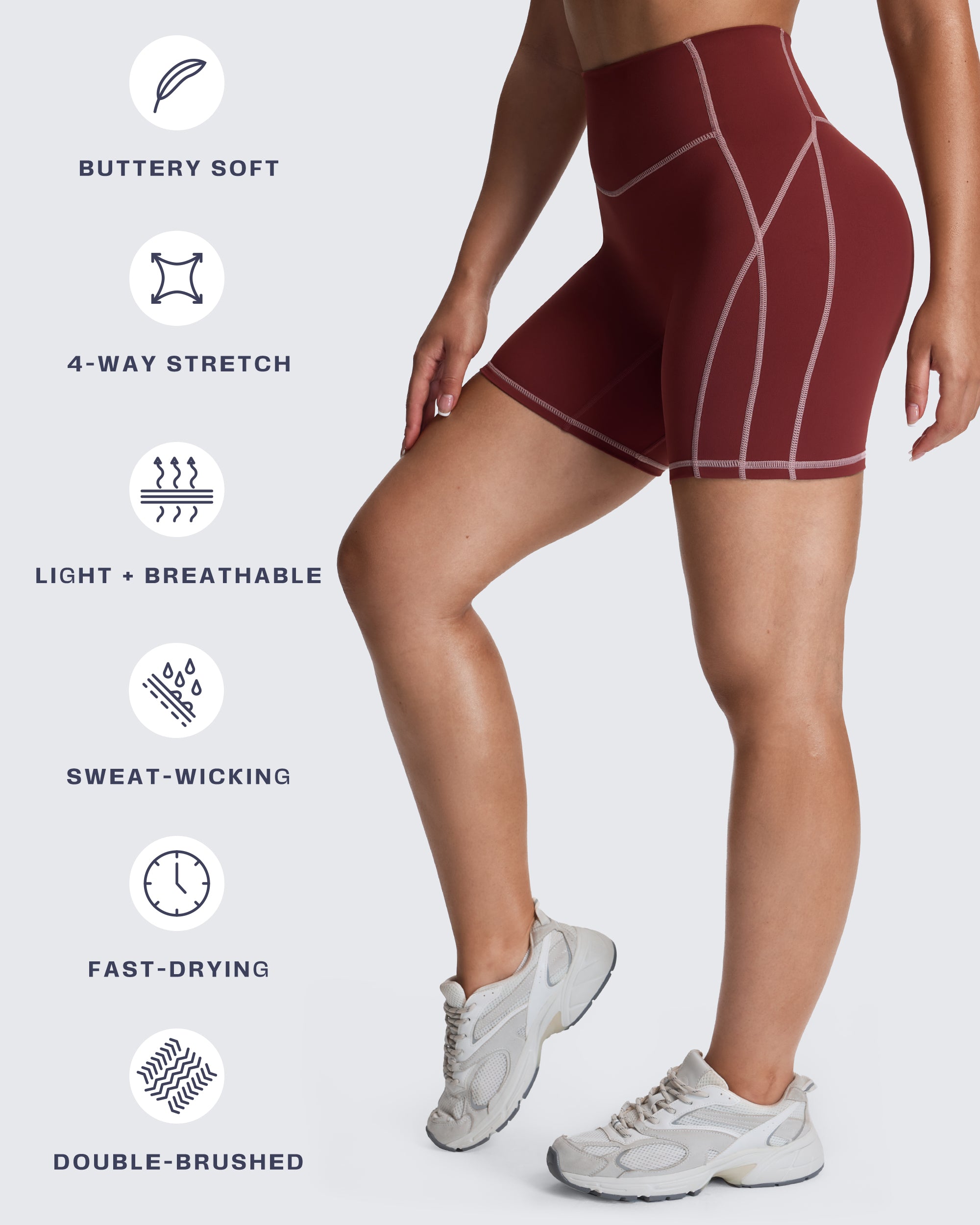 Aoxjox "Lexi Lined" Shorts