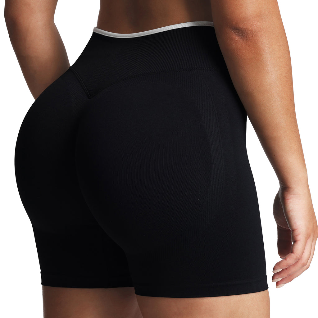 Aoxjox “Lexi” Lined Seamless Biker Shorts 5.5"