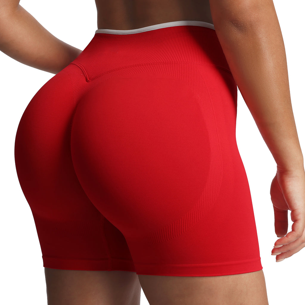 Aoxjox “Lexi” Lined Seamless Biker Shorts 5.5"