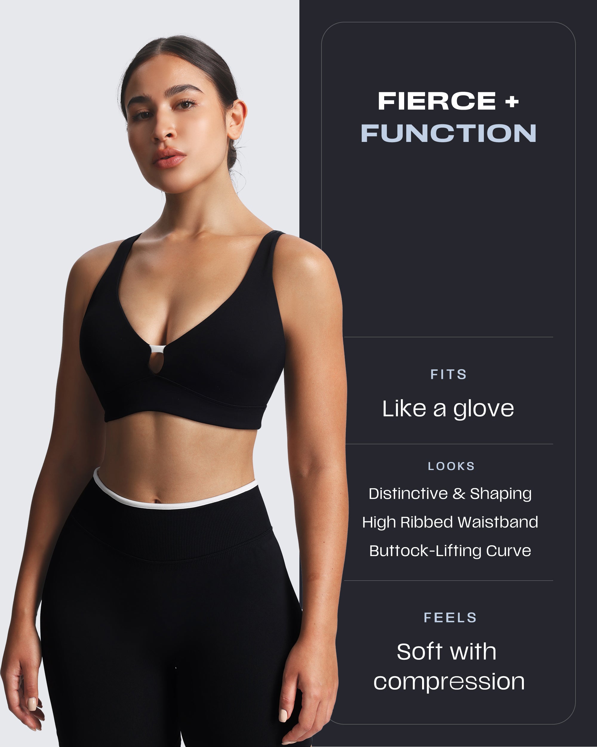 Aoxjox “Lexi” Lined Seamless Biker Shorts 5.5"