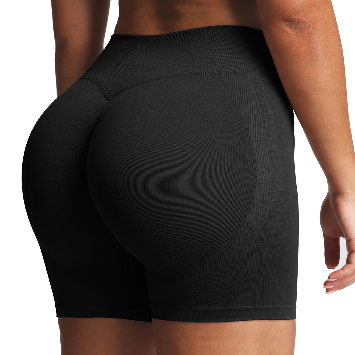 Aoxjox “Lexi” Lined Seamless Biker Shorts 5.5"