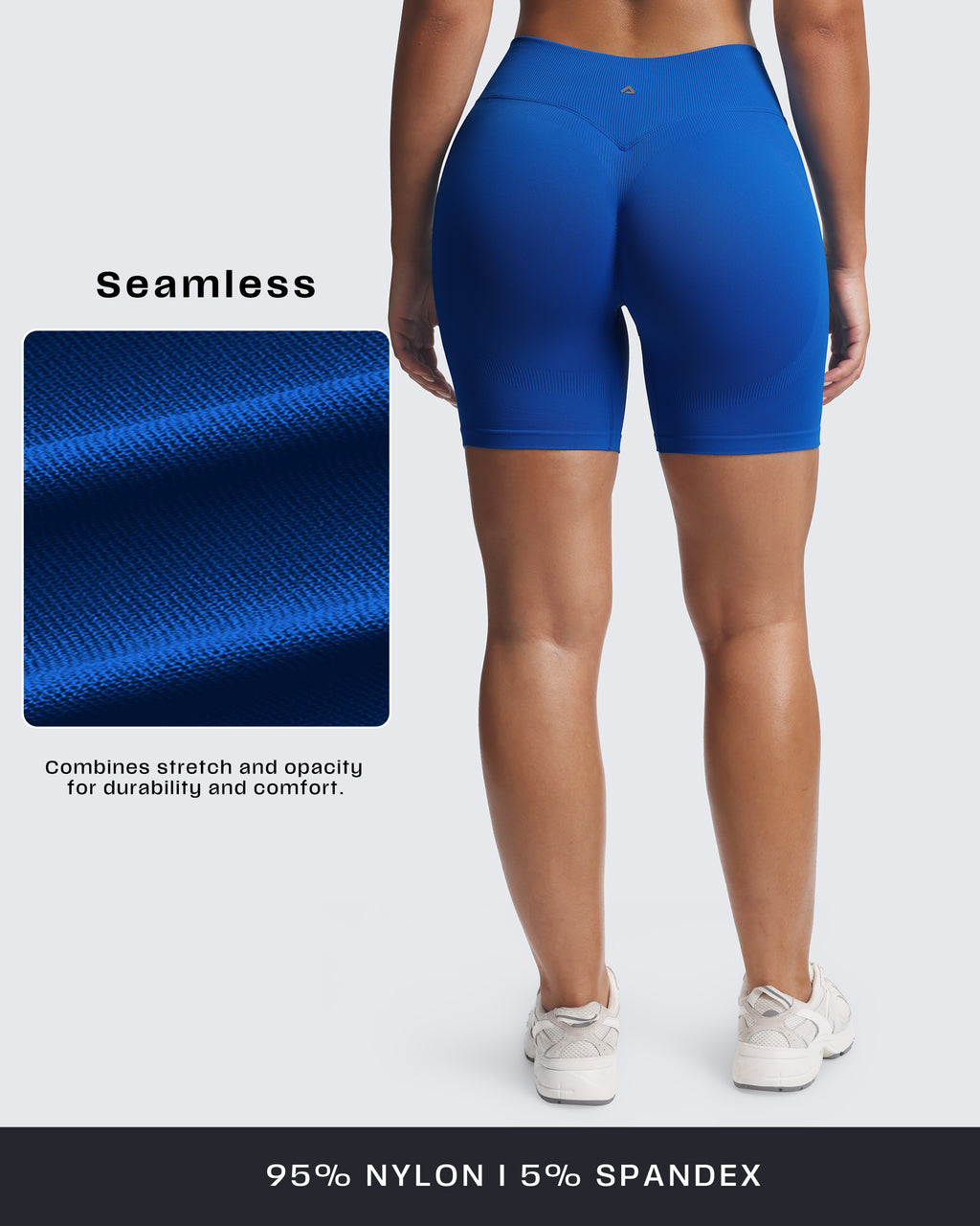 Aoxjox “Lexi” Lined Seamless Biker Shorts 5.5"