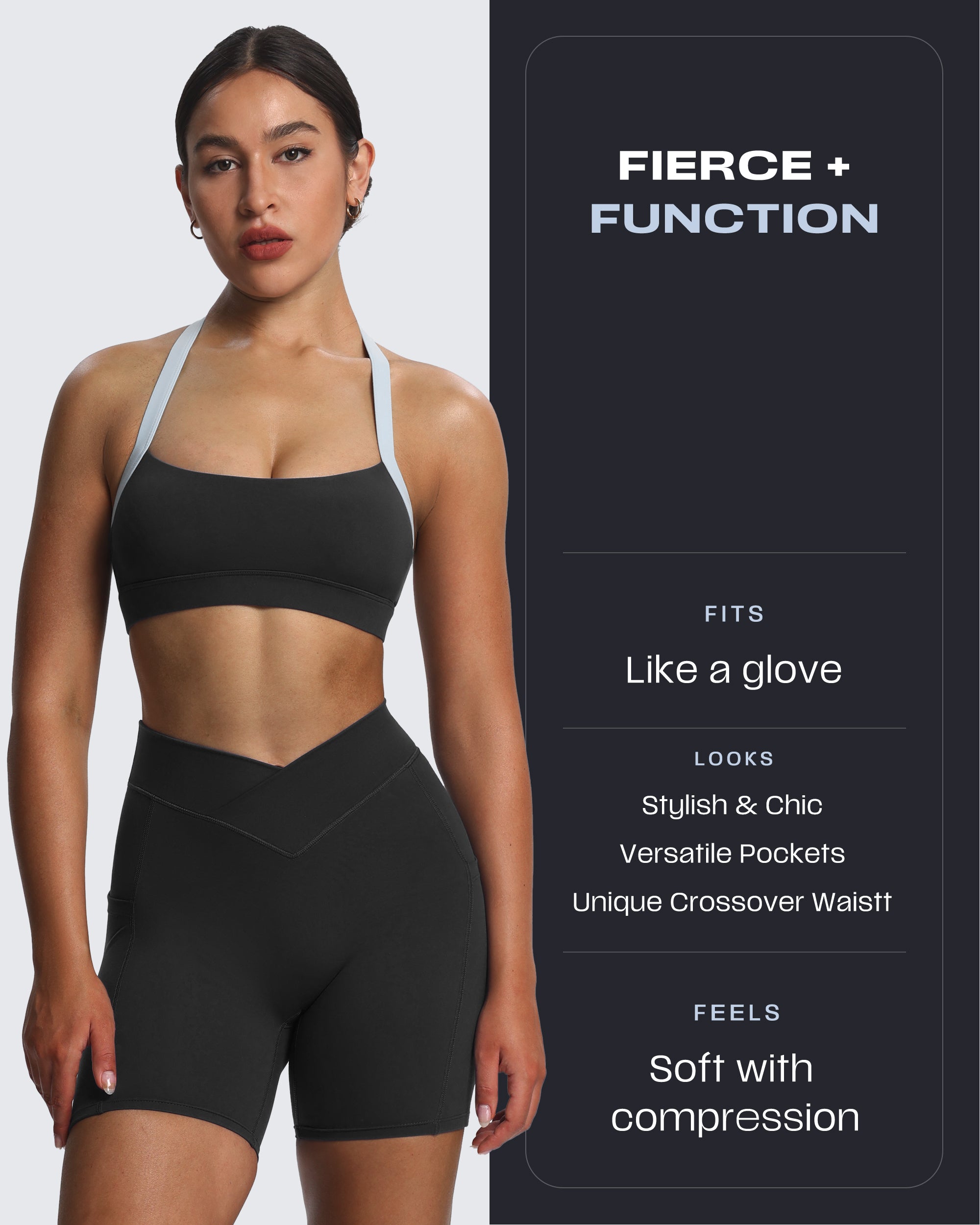 Aoxjox "Polly" Biker Shorts